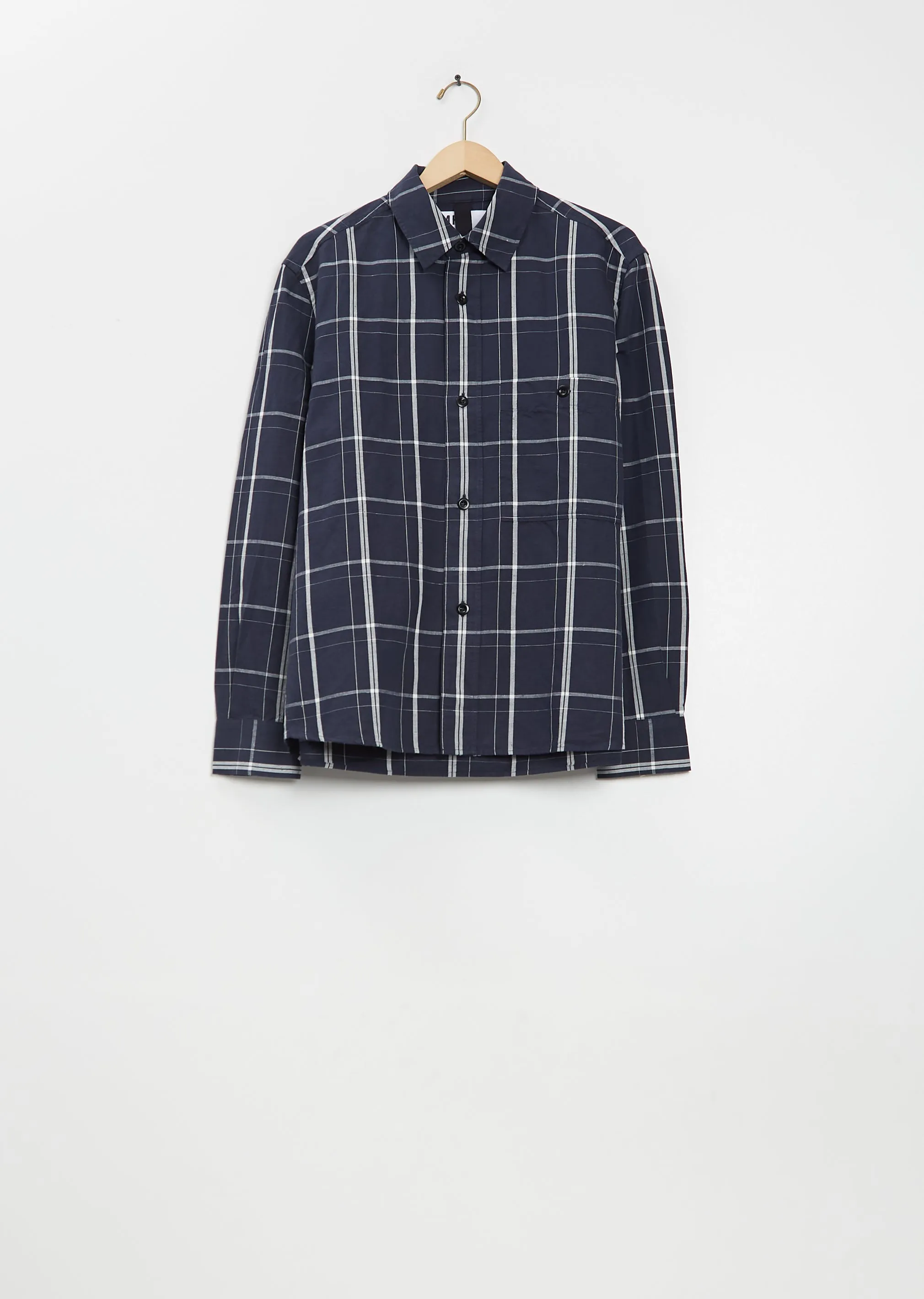 Overall Cotton Linen Shirt sold by La Garconne