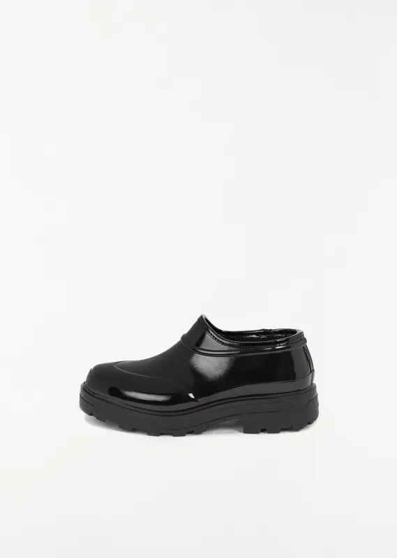 x Tretorn Beth Loafer — Shiny Black sold by La Garconne