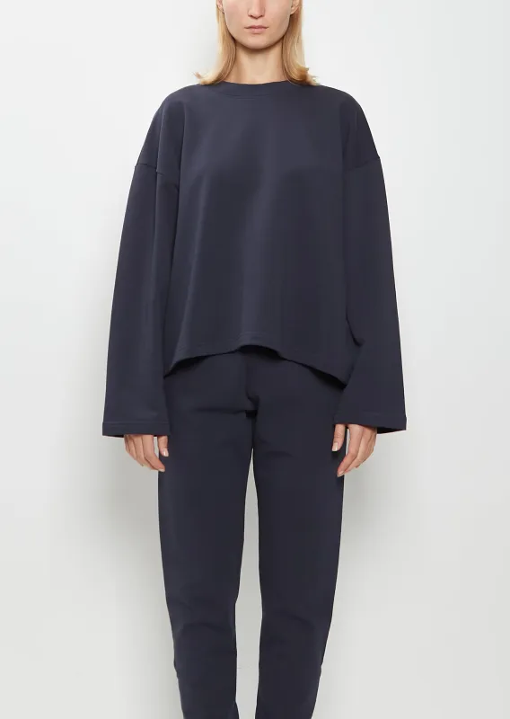 Box Stretch Organic Cotton Sweatshirt sold by La Garconne