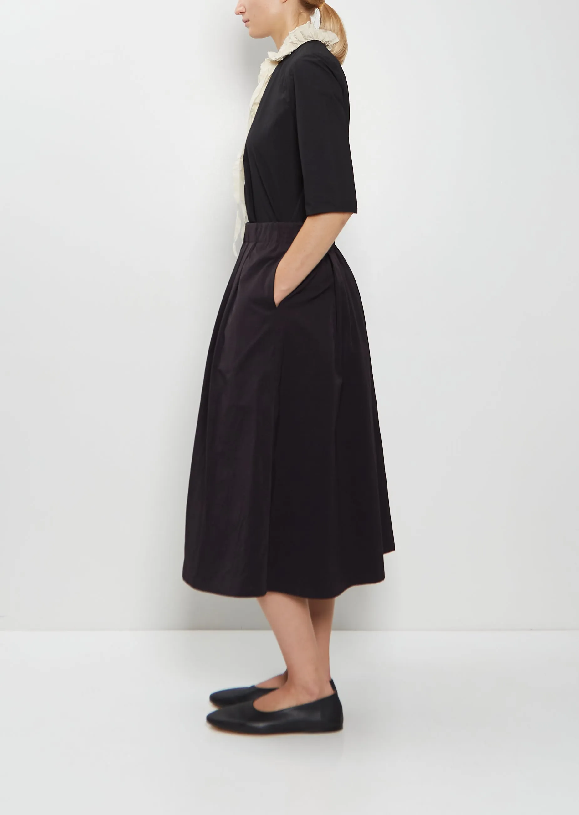 Cotton Pleated Skirt sold by La Garconne product image thumbnail 2