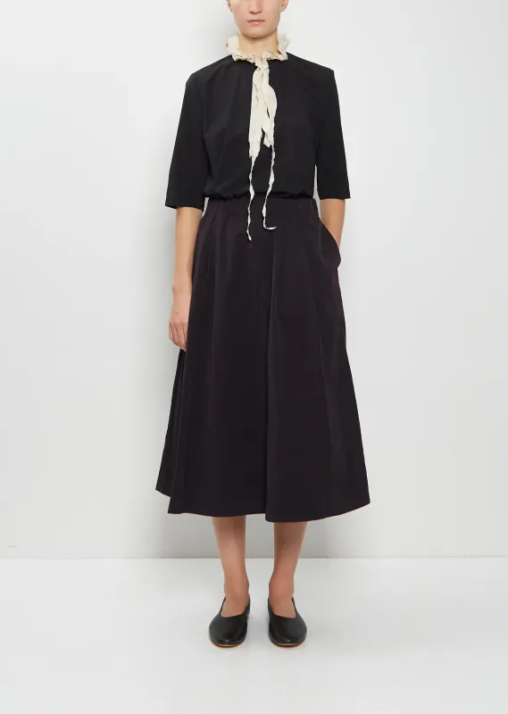 Cotton Pleated Skirt made by La Garconne