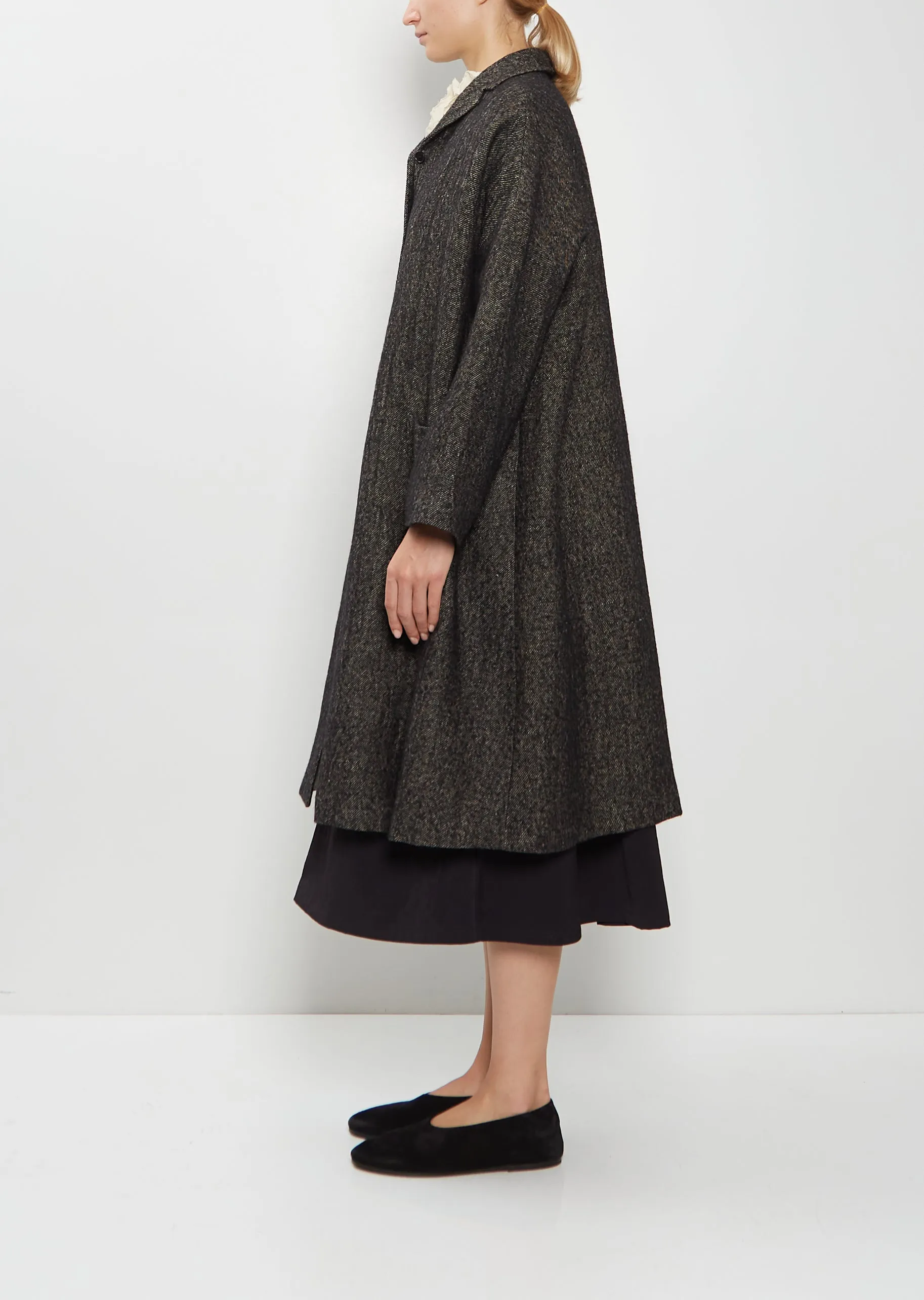Hemp Wool Long Coat sold by La Garconne product image thumbnail 2