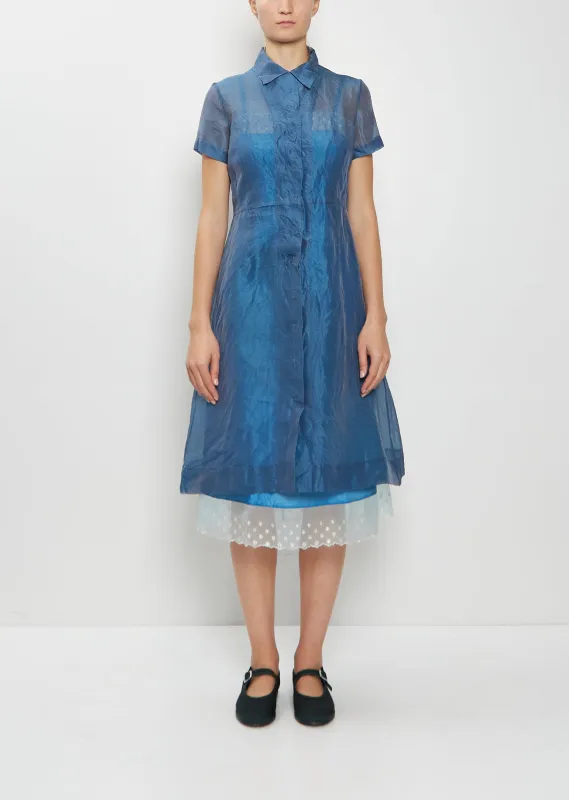 Fraulein Silk Organza Dress sold by La Garconne