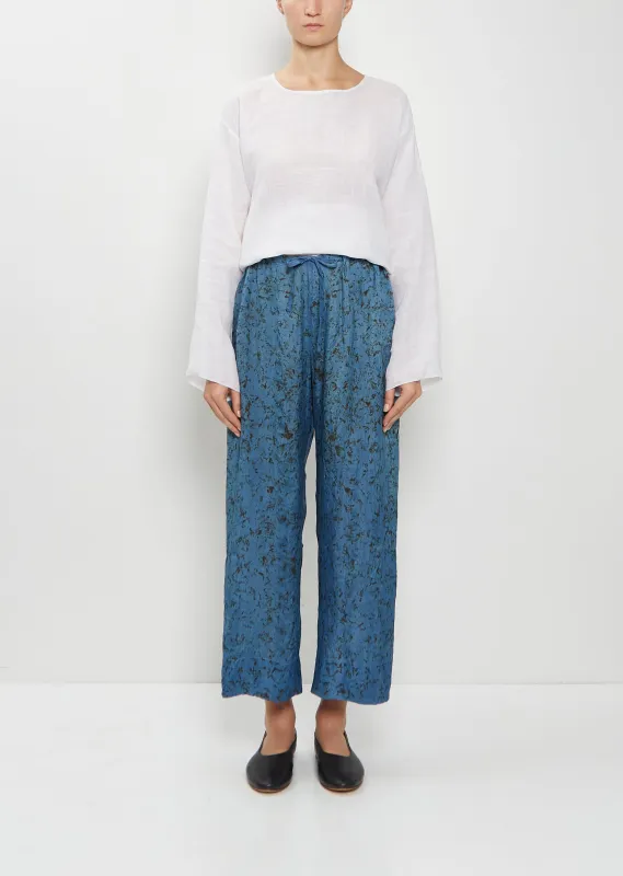 Wide Leg Silk Taffeta Pants sold by La Garconne