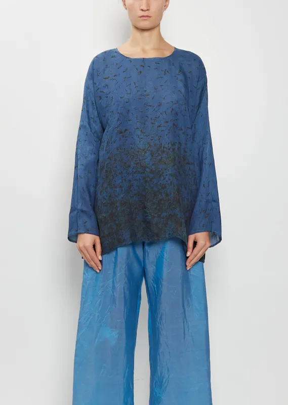 Tunisian Silk Taffeta Top sold by La Garconne