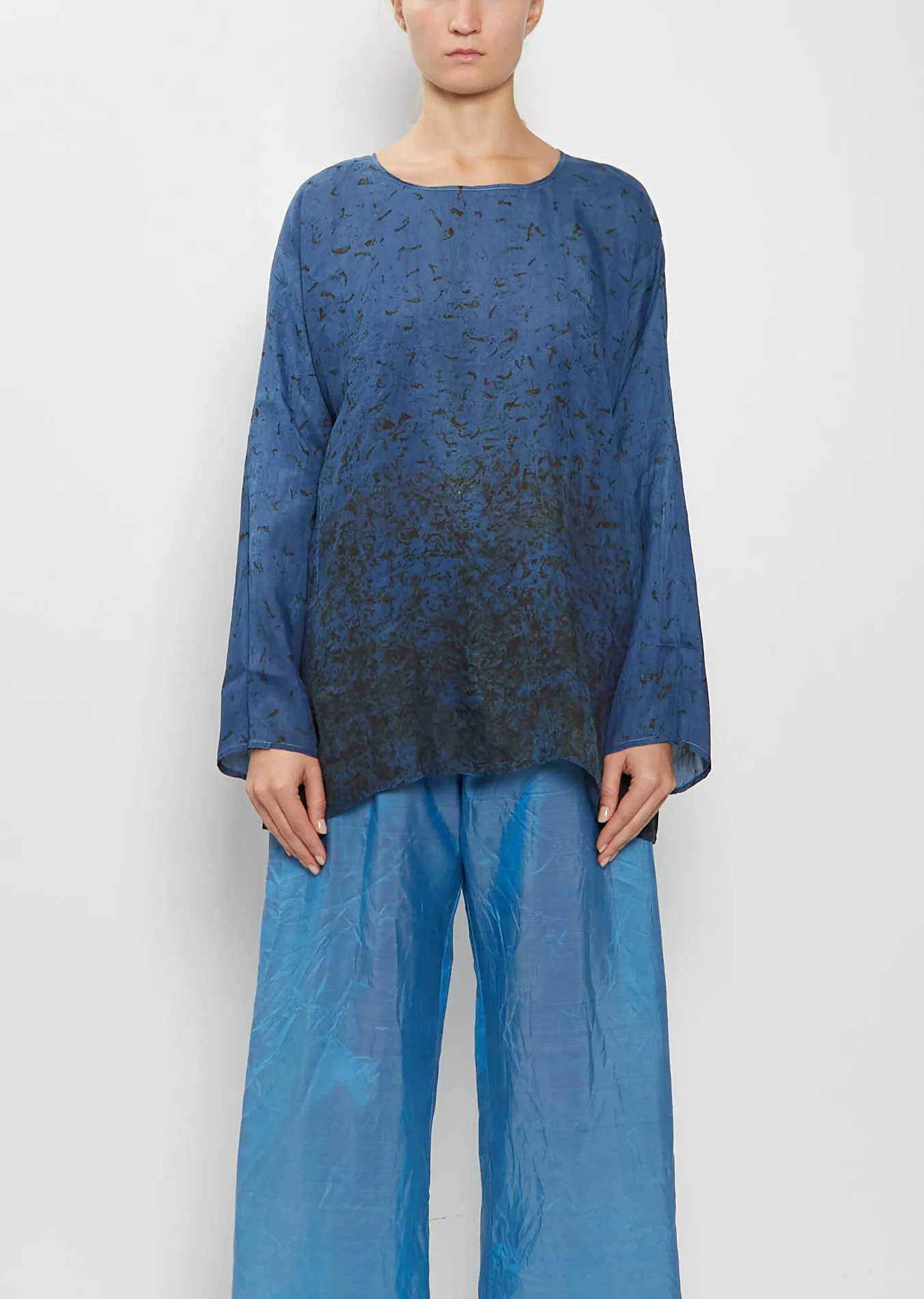 Tunisian Silk Taffeta Top sold by La Garconne