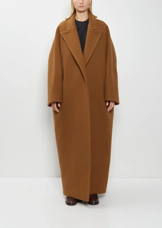 Yves Wool Cocoon Coat sold by La Garconne