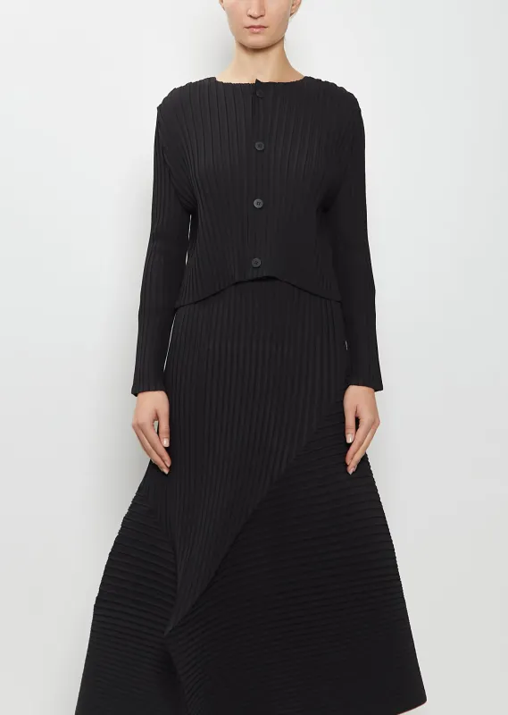 Fold Pleats Cardigan sold by La Garconne