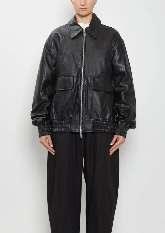 Piston Leather Bomber sold by La Garconne