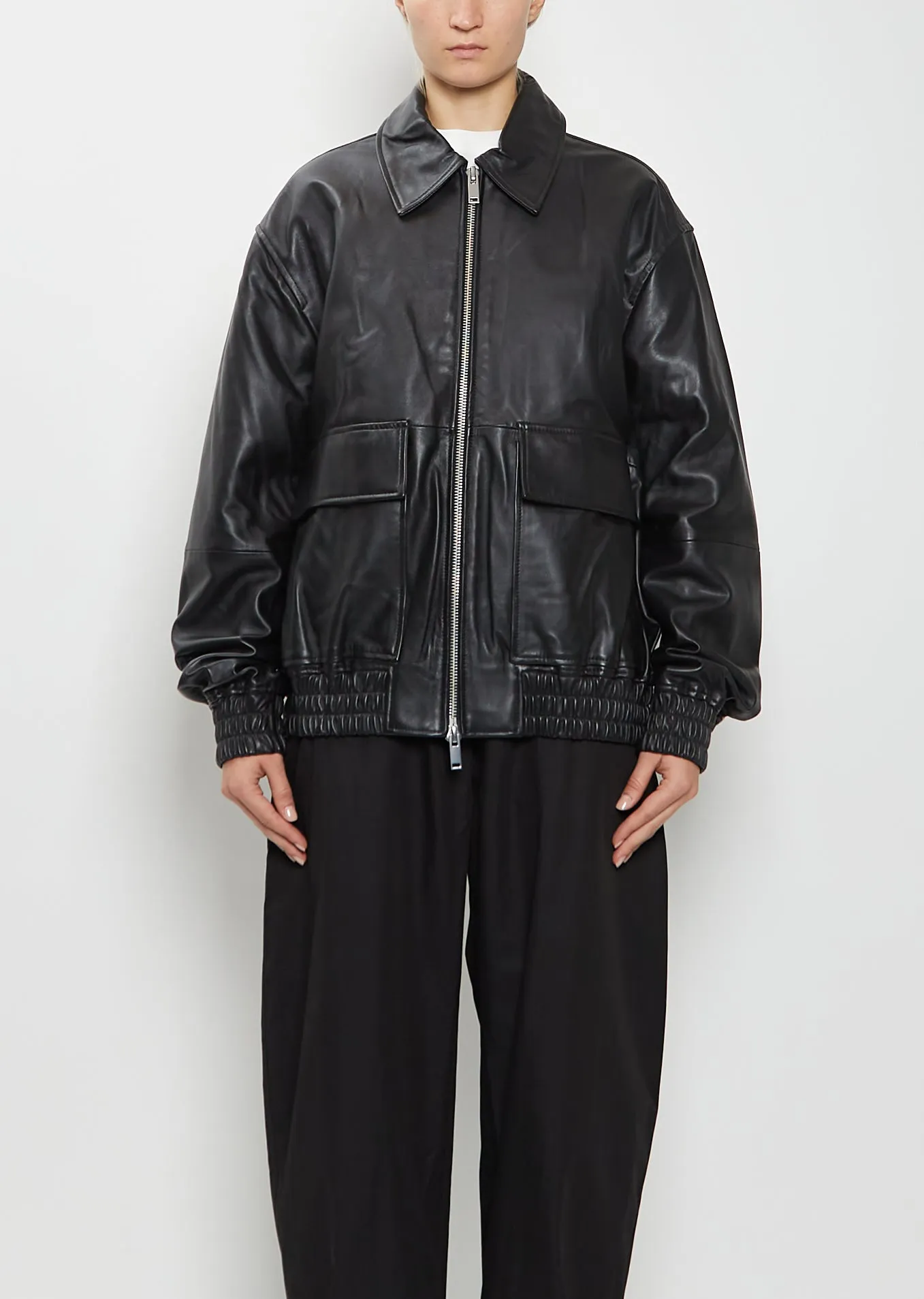 Piston Leather Bomber sold by La Garconne