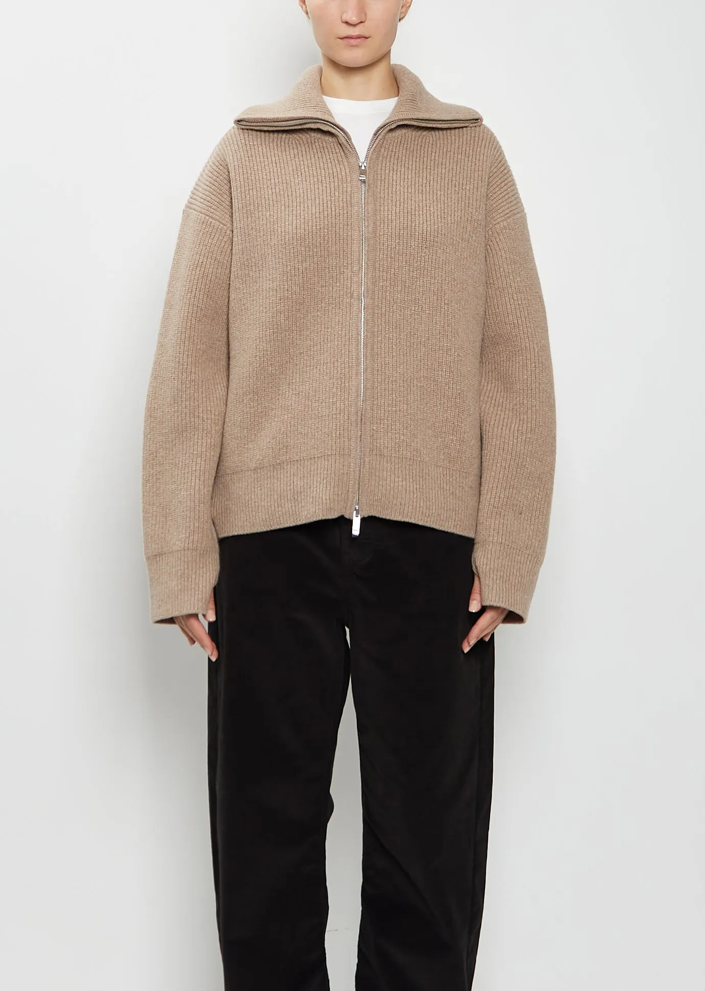 Sandos Merino Wool Cardigan sold by La Garconne