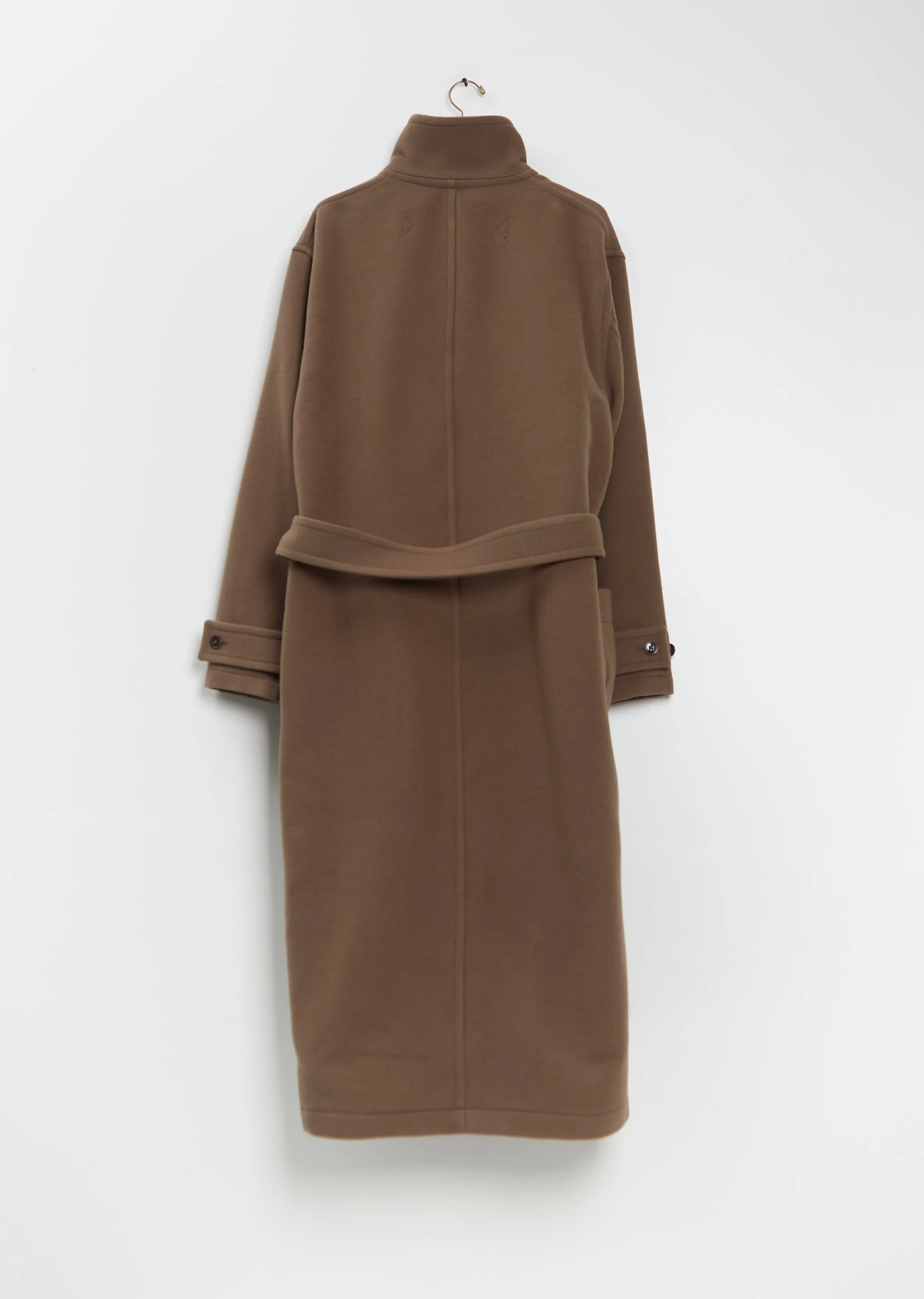 Wrap Wool Coat — Dark Squirrel sold by La Garconne product image thumbnail 3