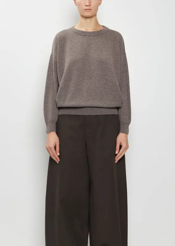 Iris Cashmere Sweater — Elk sold by La Garconne