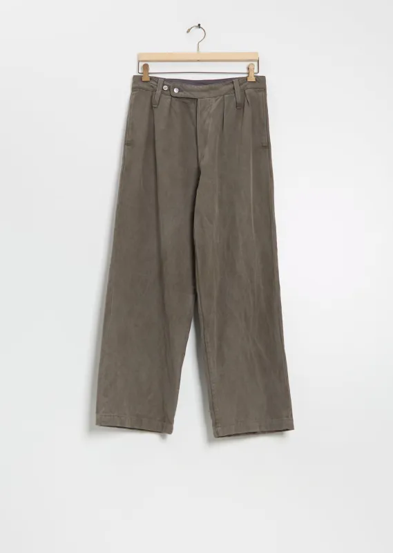 British Army Cotton Silk Trousers sold by La Garconne