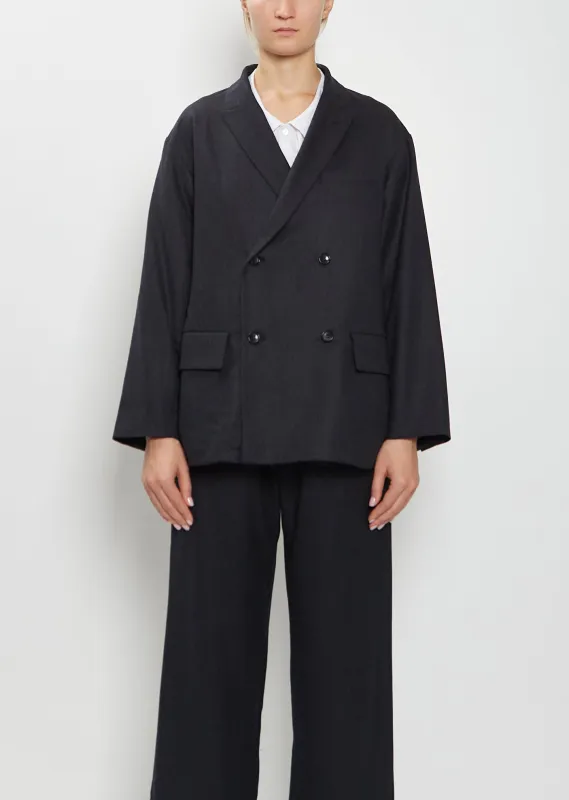 Double Breasted  Wool Jacket sold by La Garconne