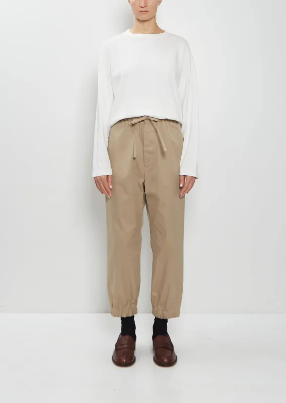 Cuffed Cotton Blend Training Pants sold by La Garconne