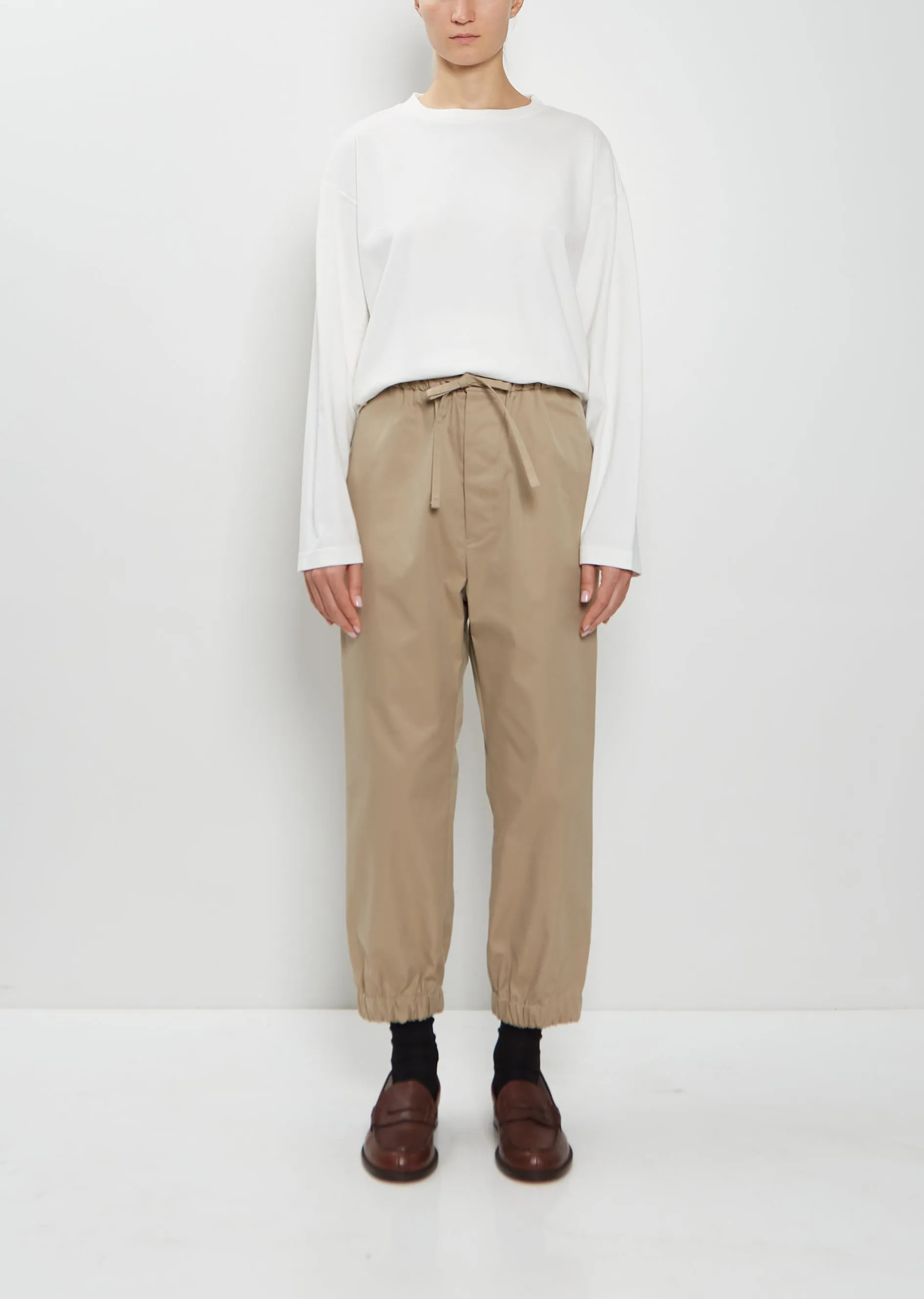 Cuffed Cotton Blend Training Pants sold by La Garconne