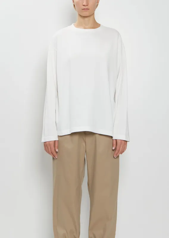 Crewneck Cotton Pullover sold by La Garconne