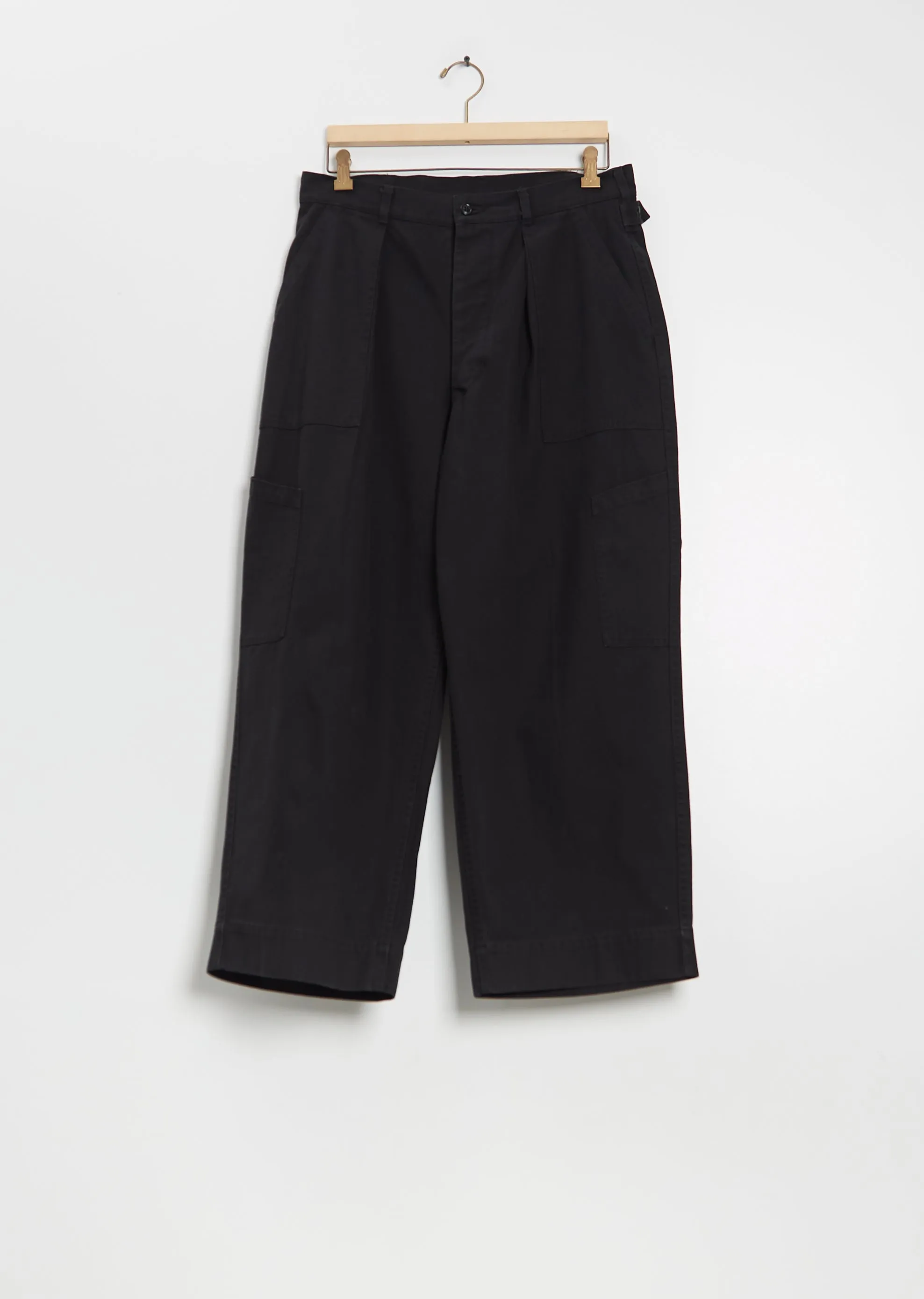 USAF Hemmed Bottom Cotton Pant sold by La Garconne