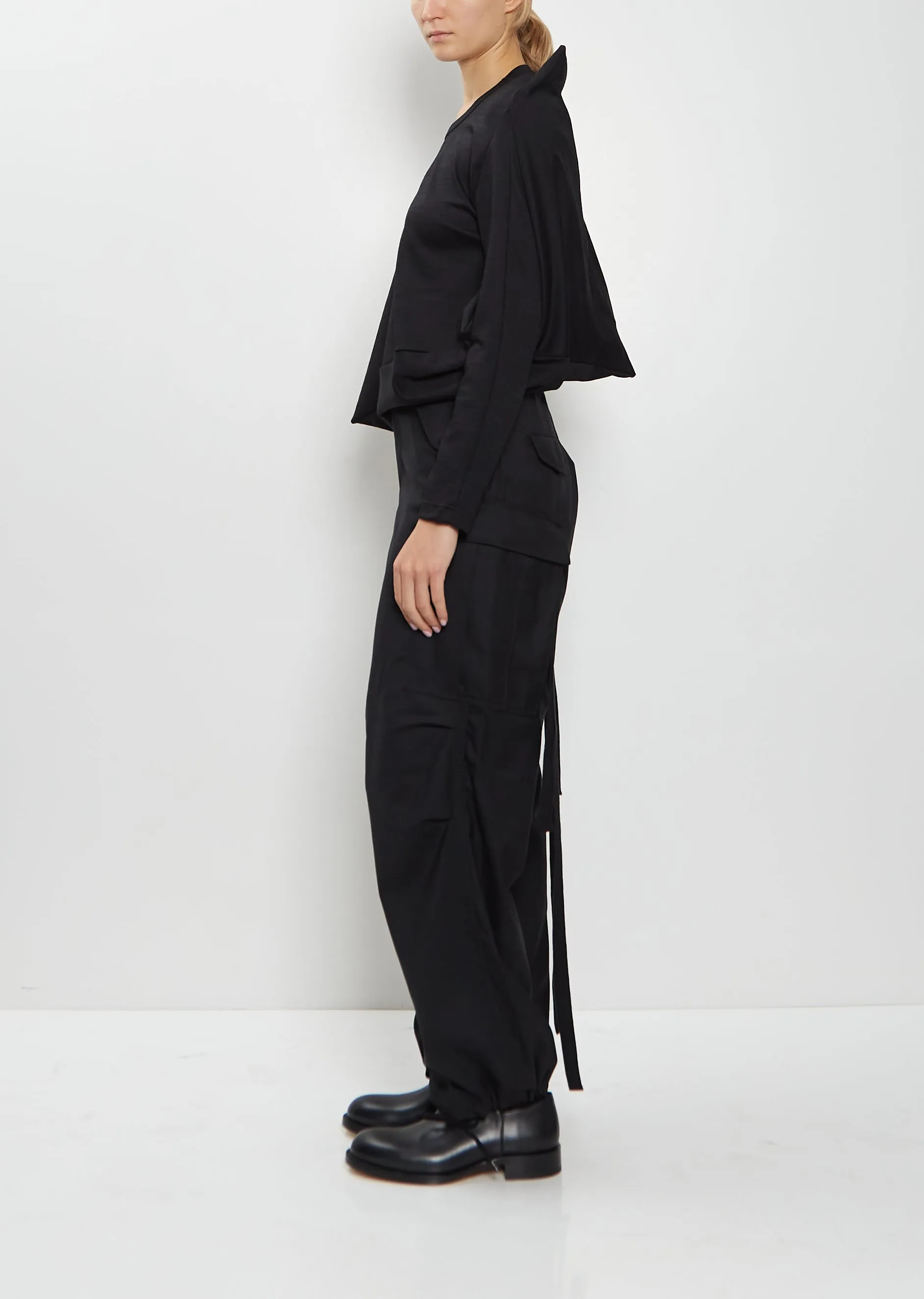 Wool Blend Asymmetrical Top sold by La Garconne product image thumbnail 2