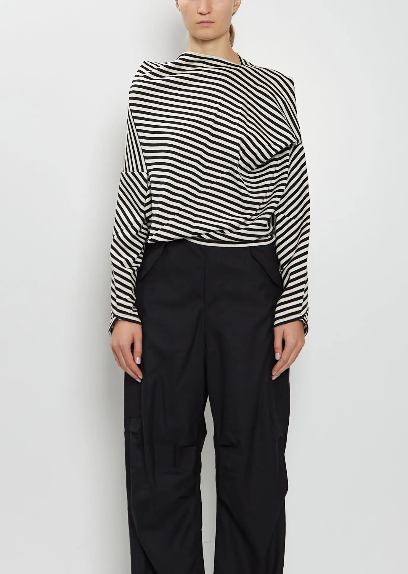 Cotton Wool Asymmetrical Top sold by La Garconne