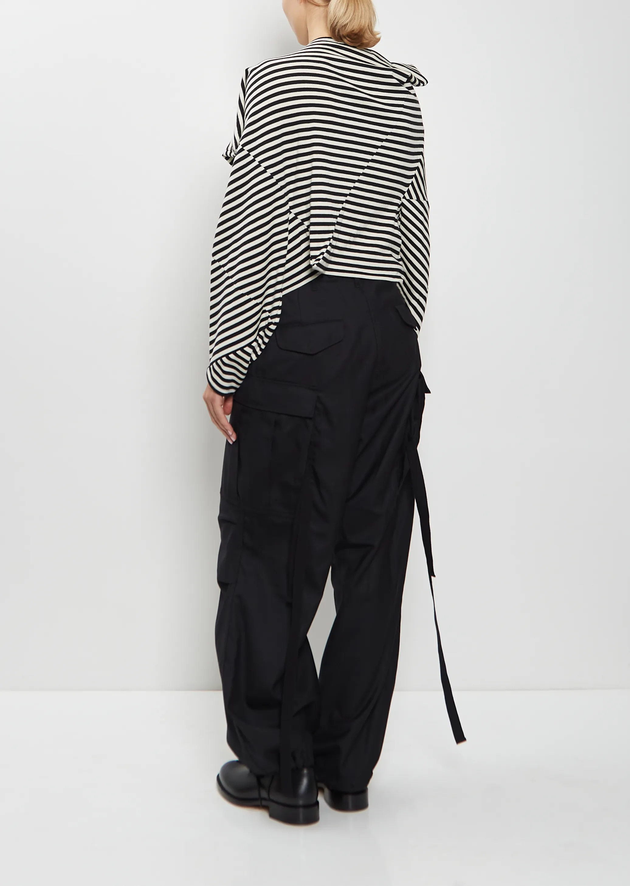 Cotton Wool Asymmetrical Top sold by La Garconne product image thumbnail 3