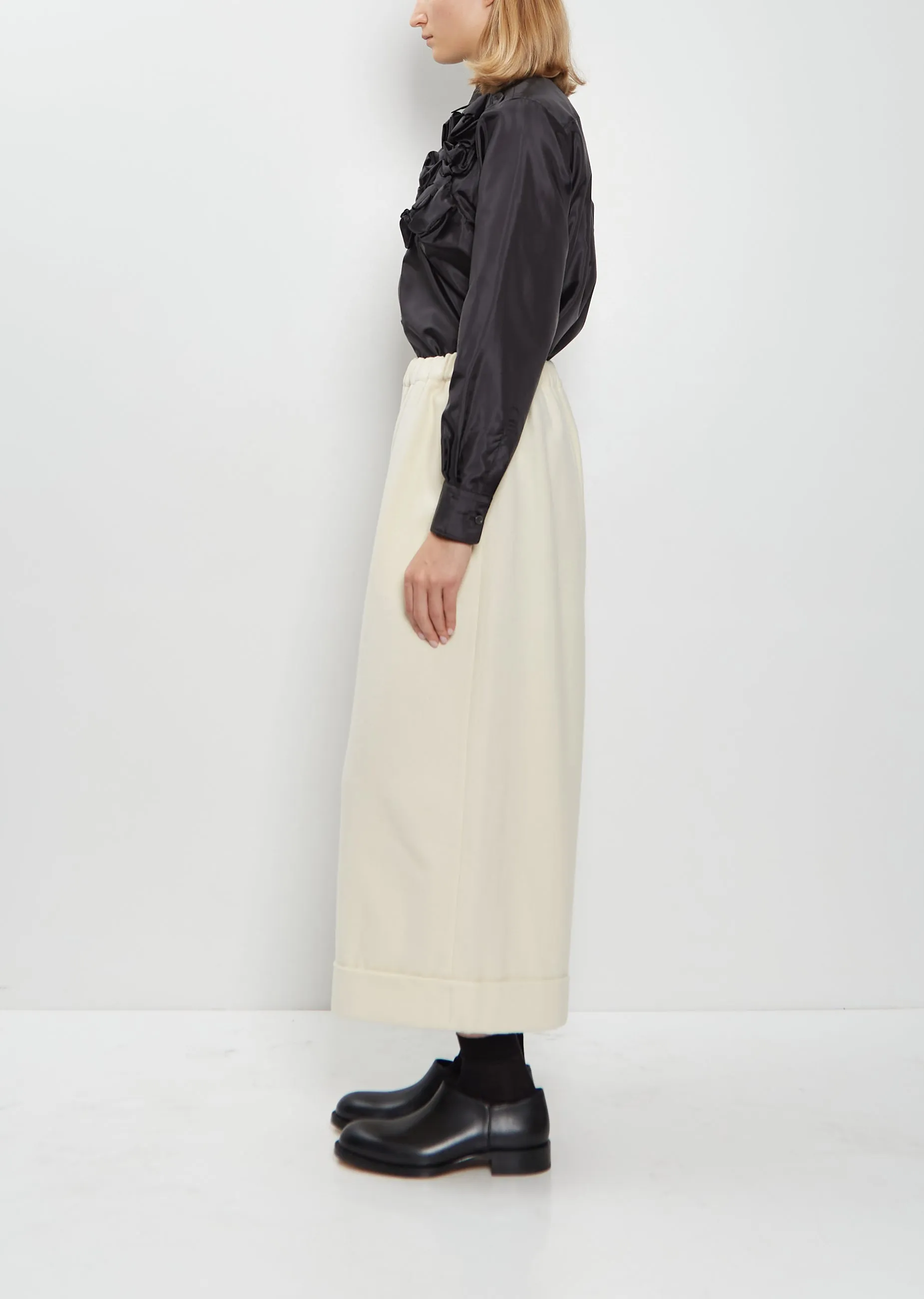 Wool Flannel Wide Leg Pants sold by La Garconne product image thumbnail 2
