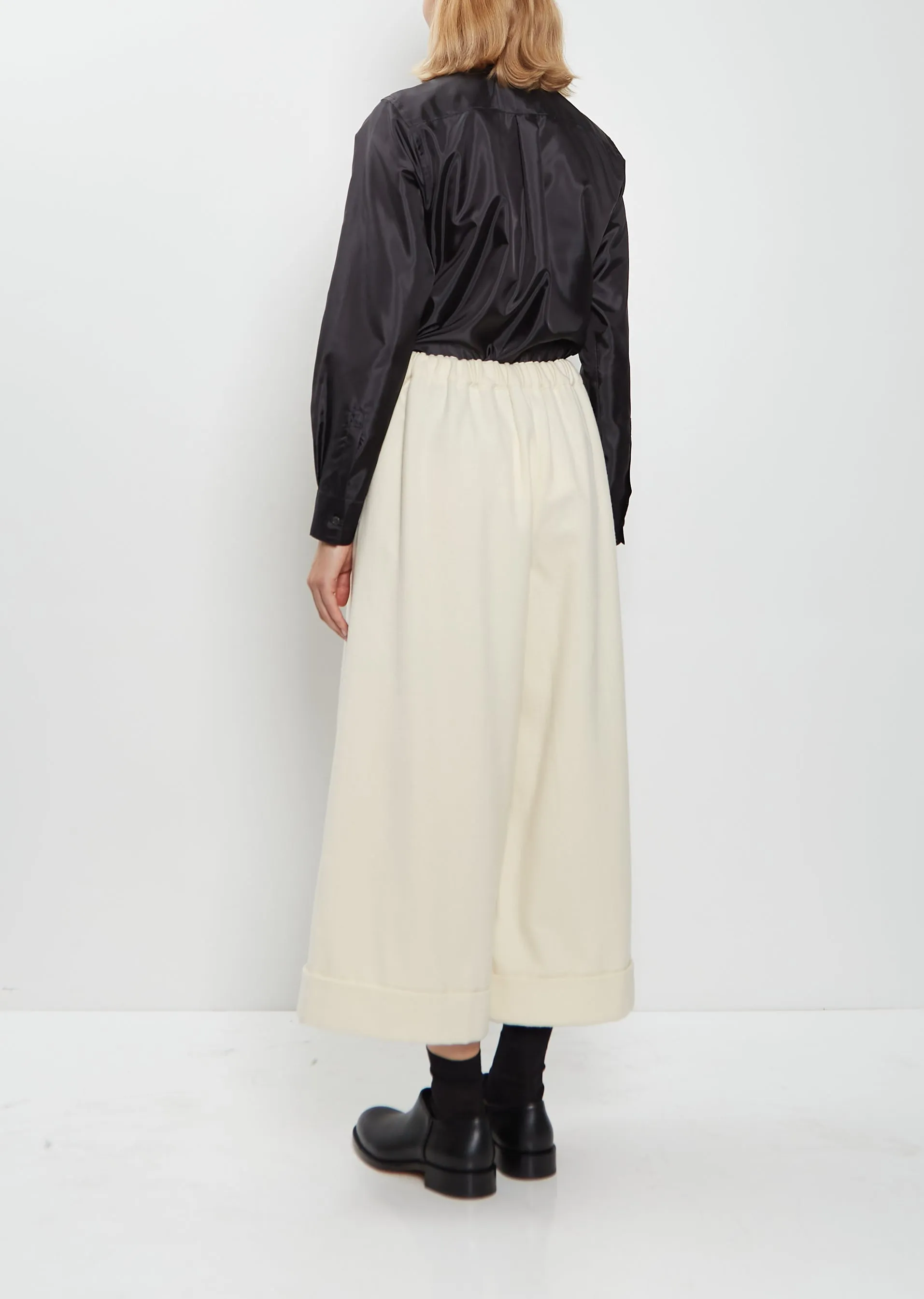 Wool Flannel Wide Leg Pants sold by La Garconne product image thumbnail 3