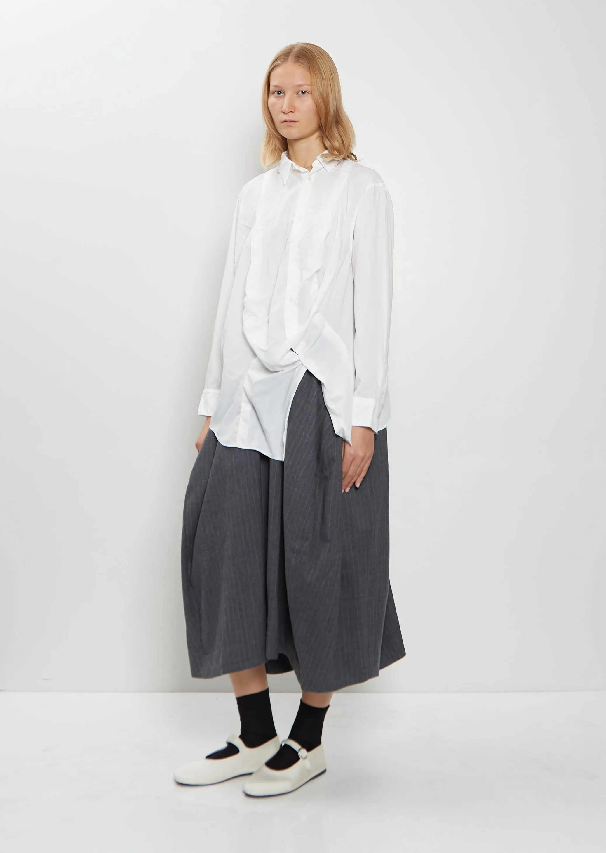 Off Center Collar Shirt sold by La Garconne product image thumbnail 4