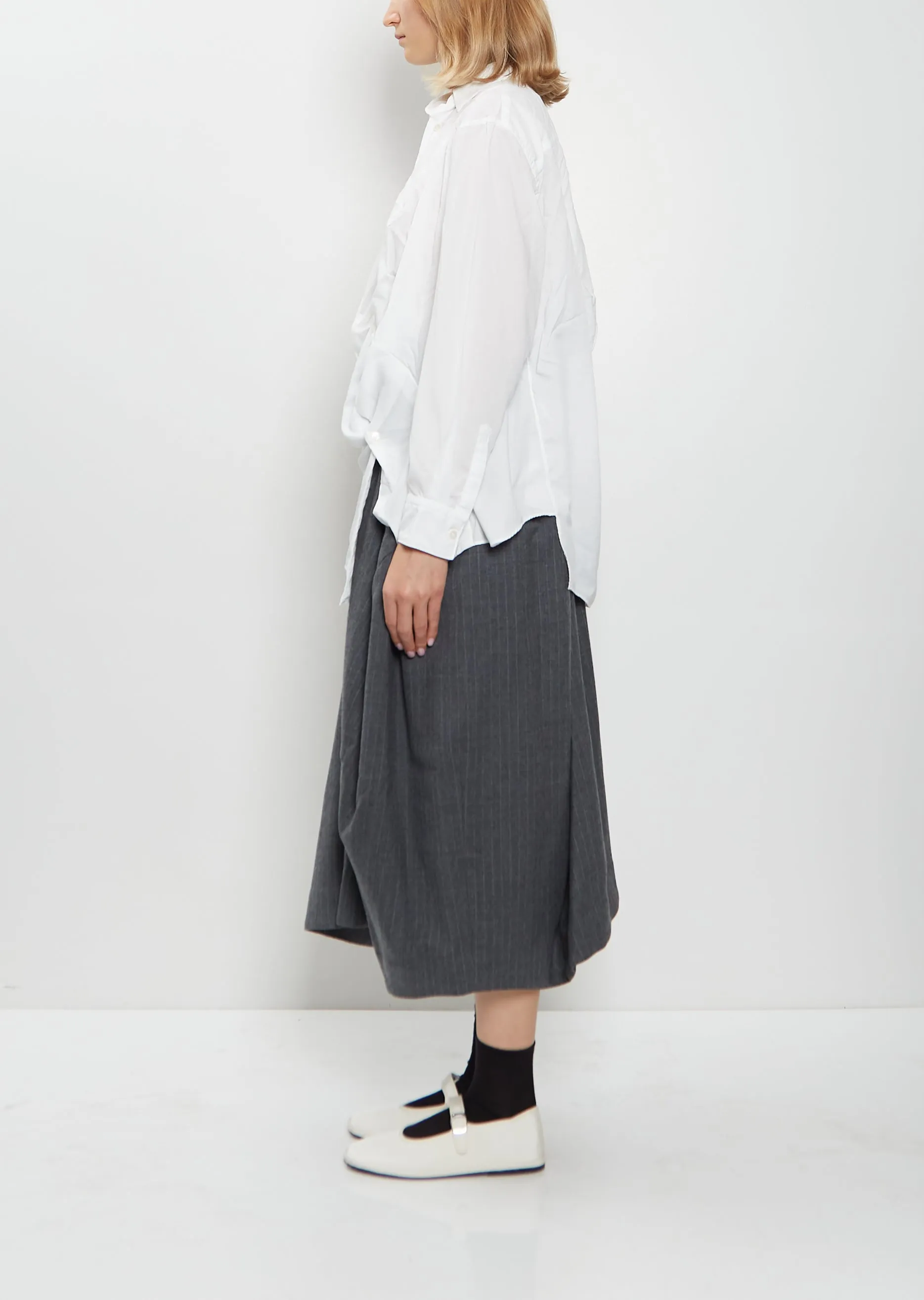 Off Center Collar Shirt sold by La Garconne product image thumbnail 2