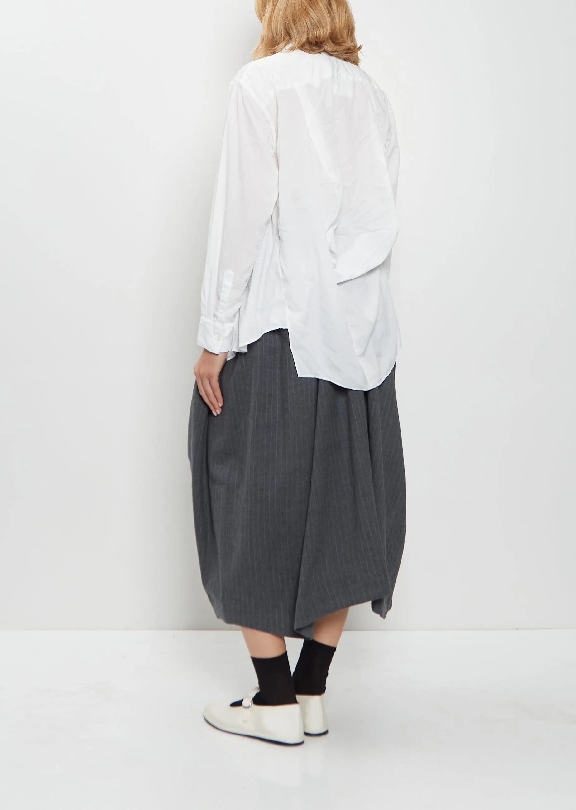 Off Center Collar Shirt sold by La Garconne product image thumbnail 3