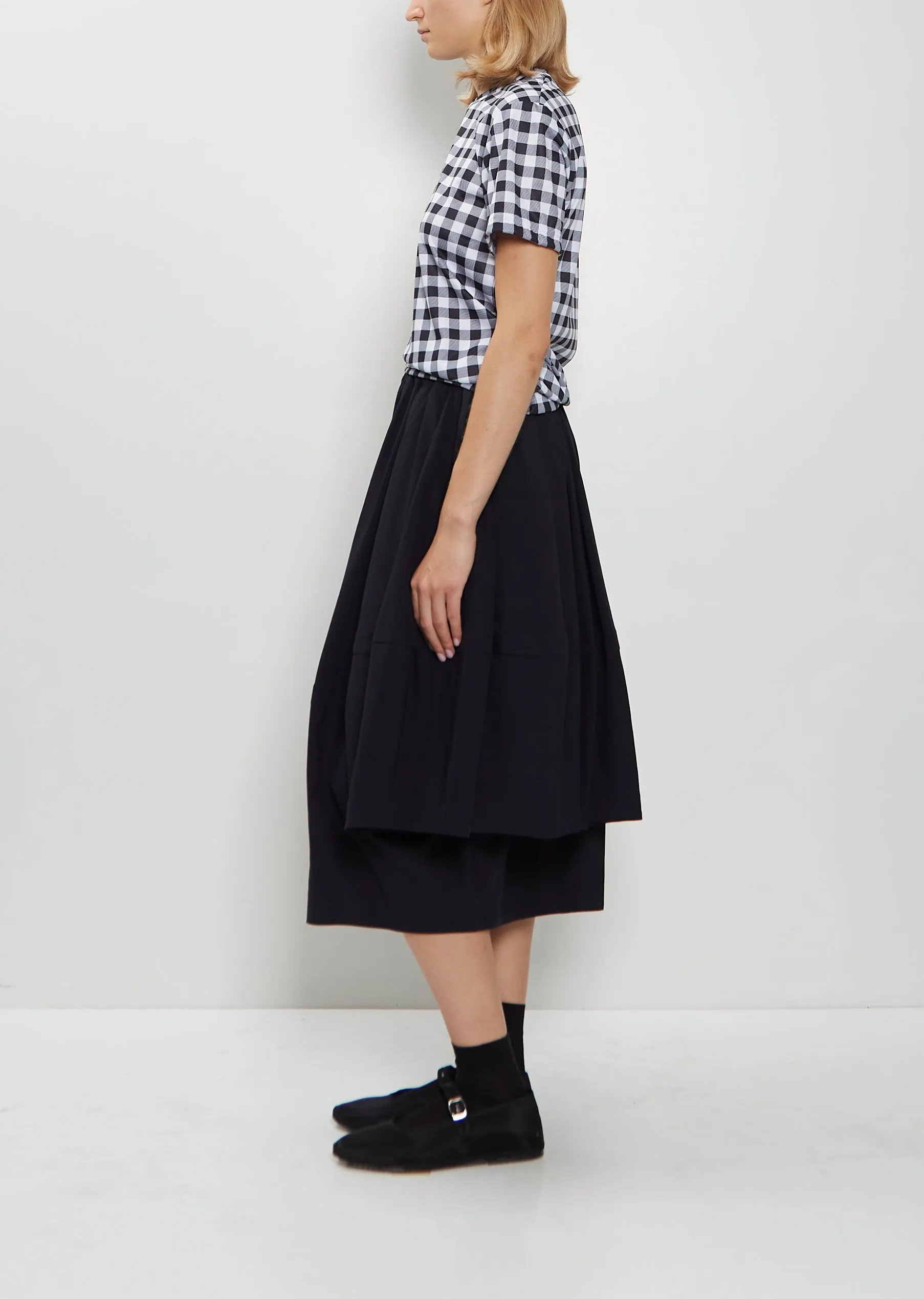 Tropical Wool Asymmetrical Skirt sold by La Garconne product image thumbnail 2