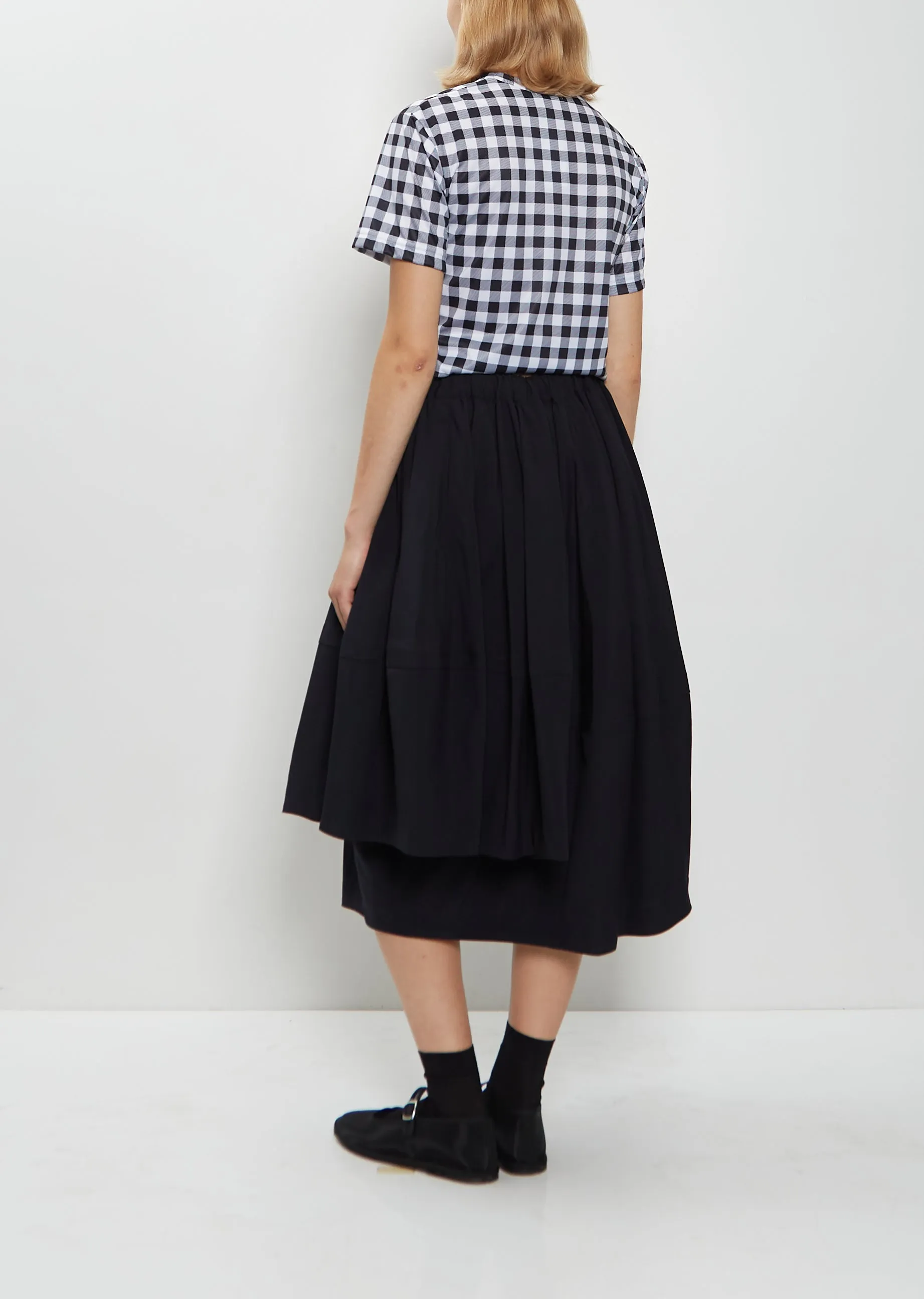 Tropical Wool Asymmetrical Skirt sold by La Garconne product image thumbnail 3