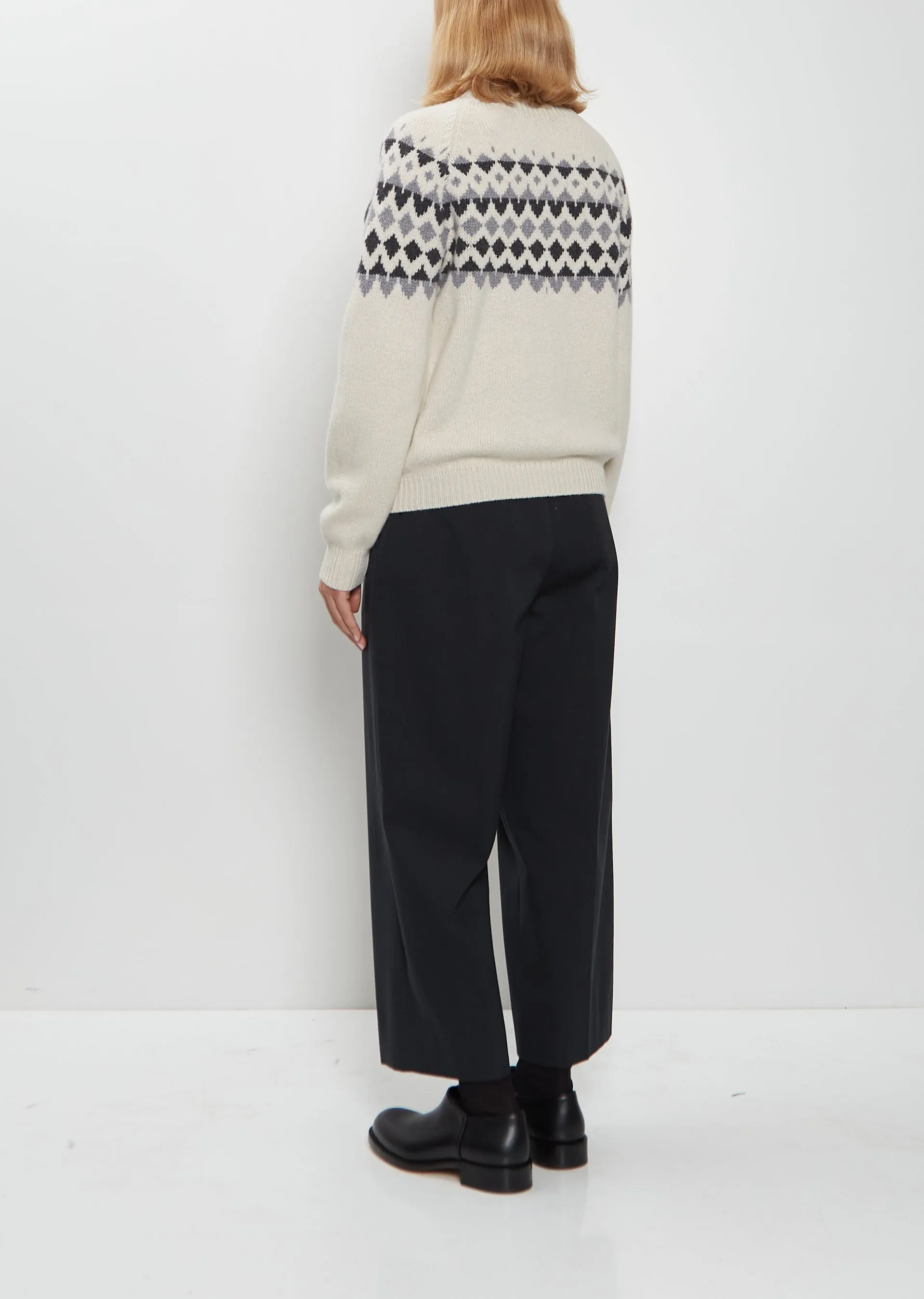 High Neck Fairisle Sweater sold by La Garconne product image thumbnail 3