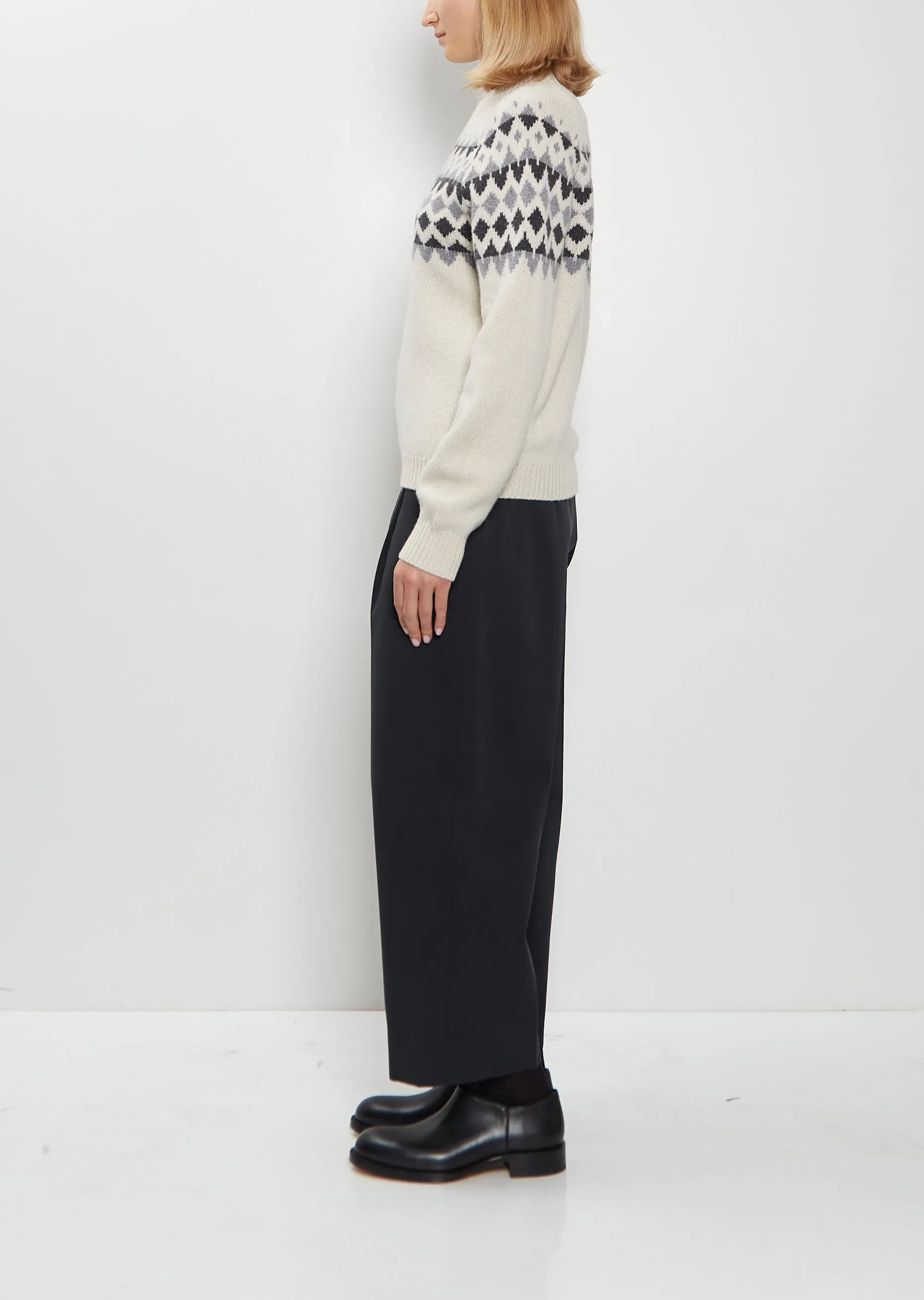 High Neck Fairisle Sweater sold by La Garconne product image thumbnail 2