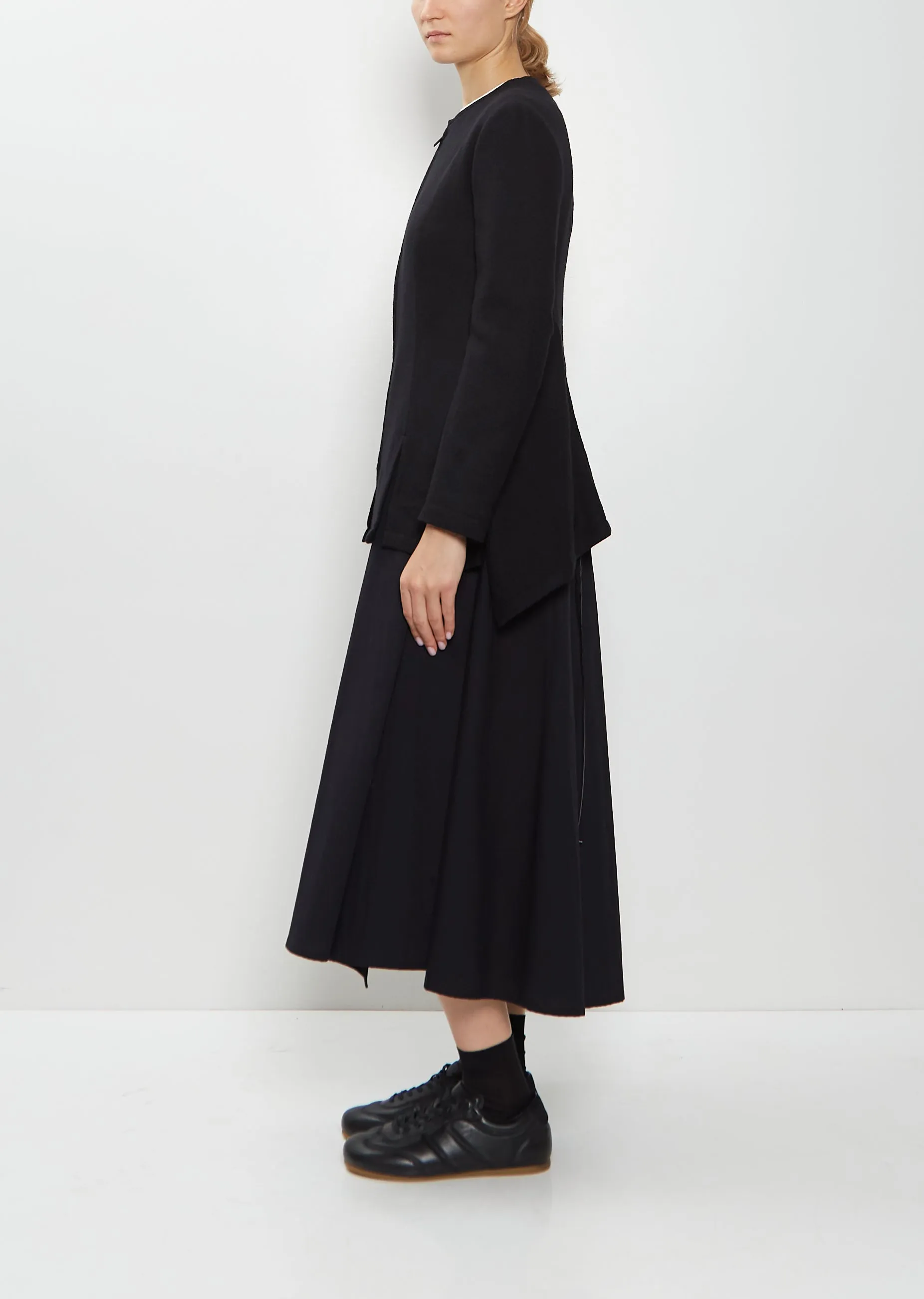 Front Zip Tailored Wool Jacket sold by La Garconne product image thumbnail 2