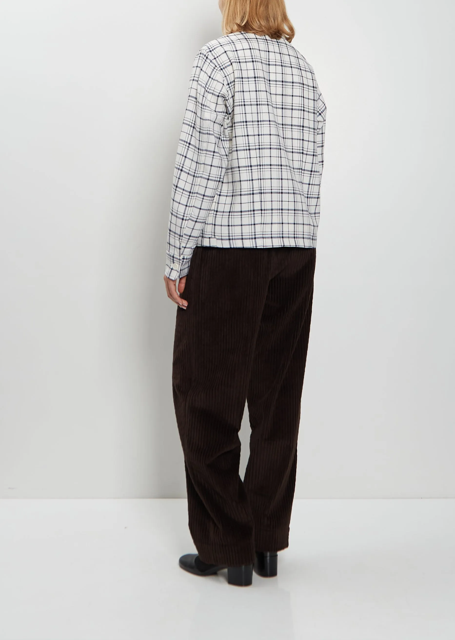 Juergen Wool Check Overshirt sold by La Garconne product image thumbnail 3