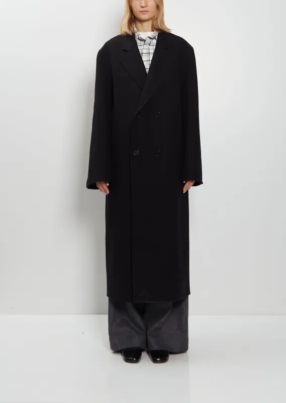 Vanley Double Breasted Wool Coat made by Meta Campania Collective