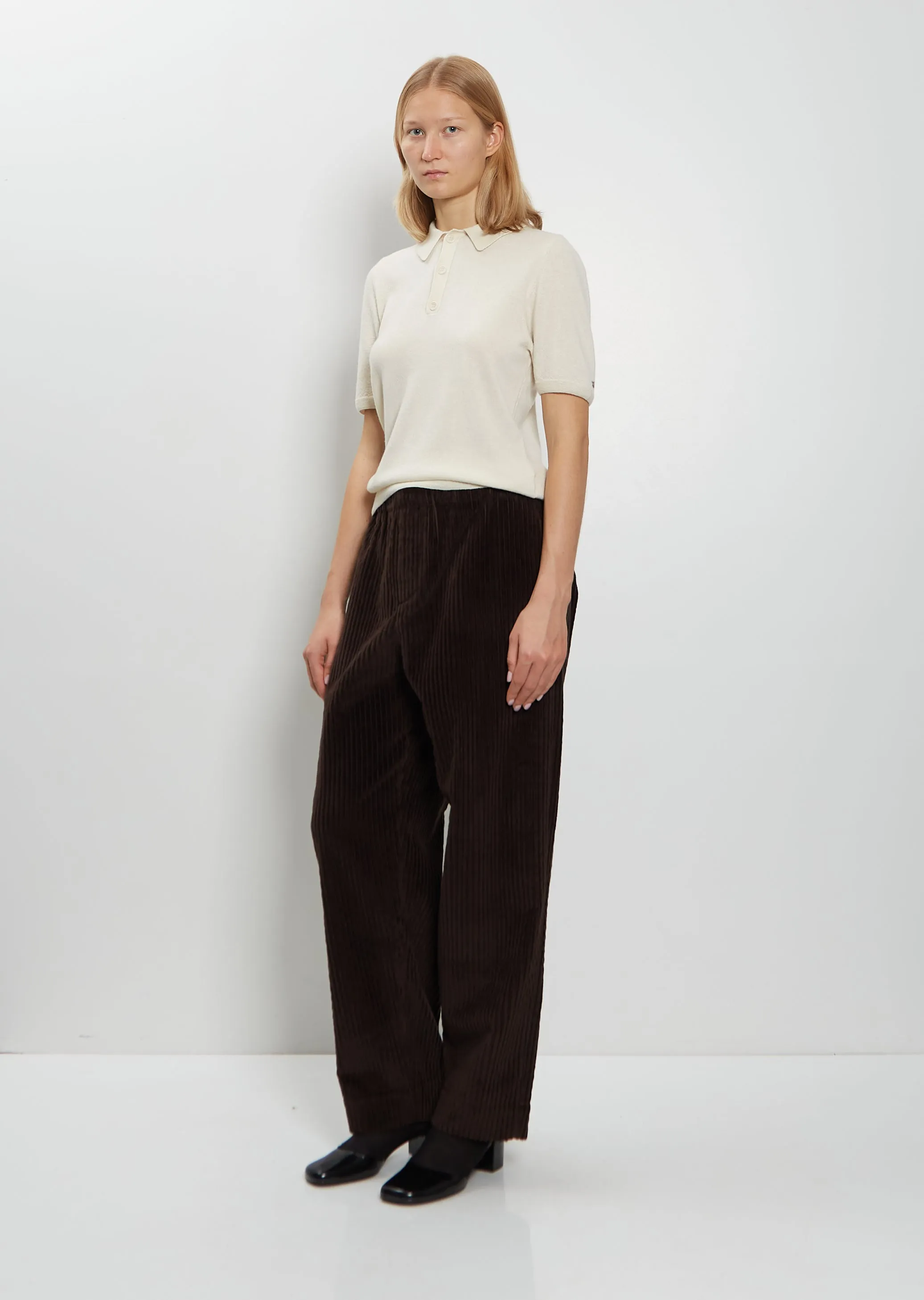 ED Cotton Corduroy Drawstring Trousers sold by La Garconne product image thumbnail 4