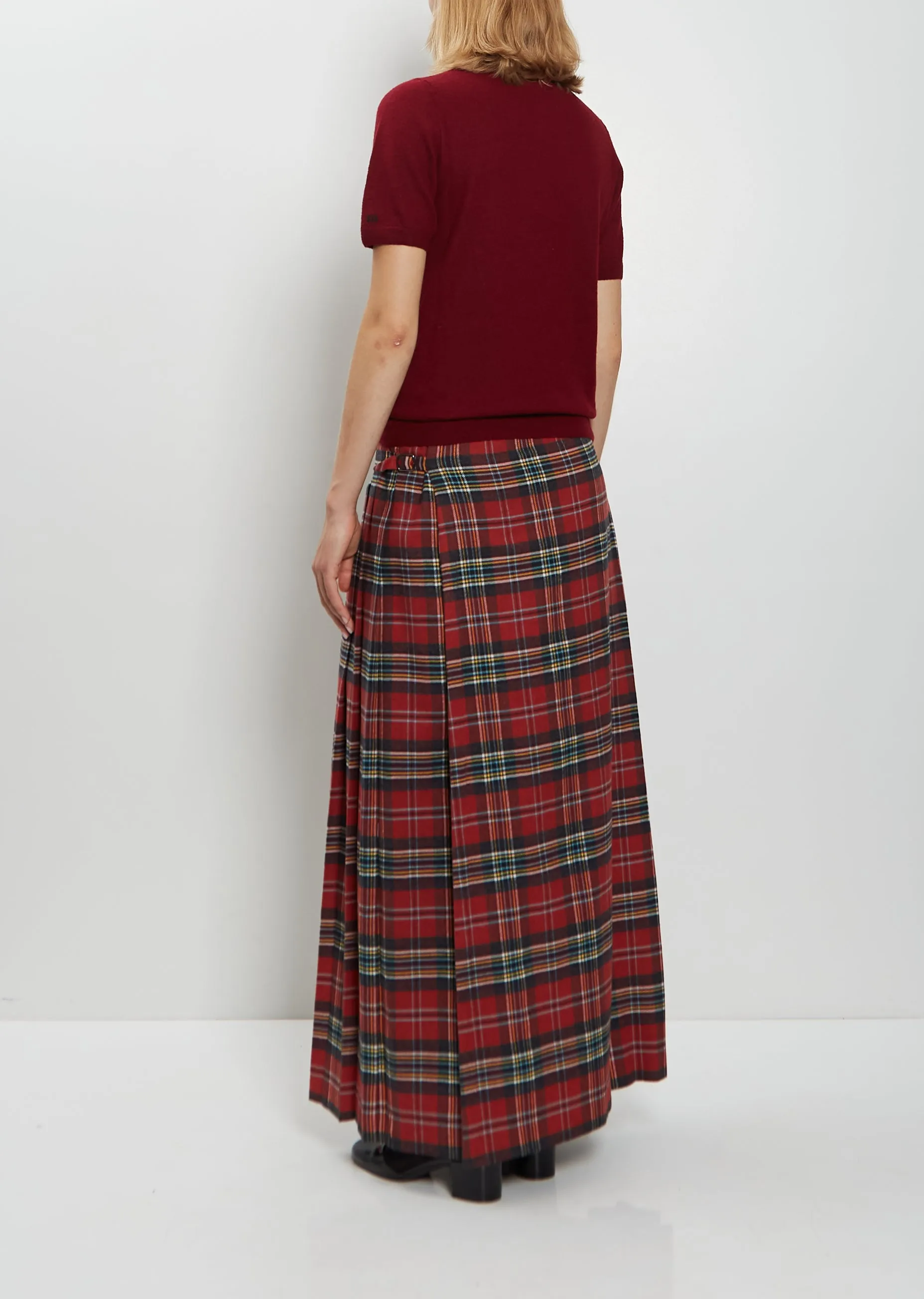 Josh Felted Cashmere Polo — Burgundy sold by La Garconne product image thumbnail 3