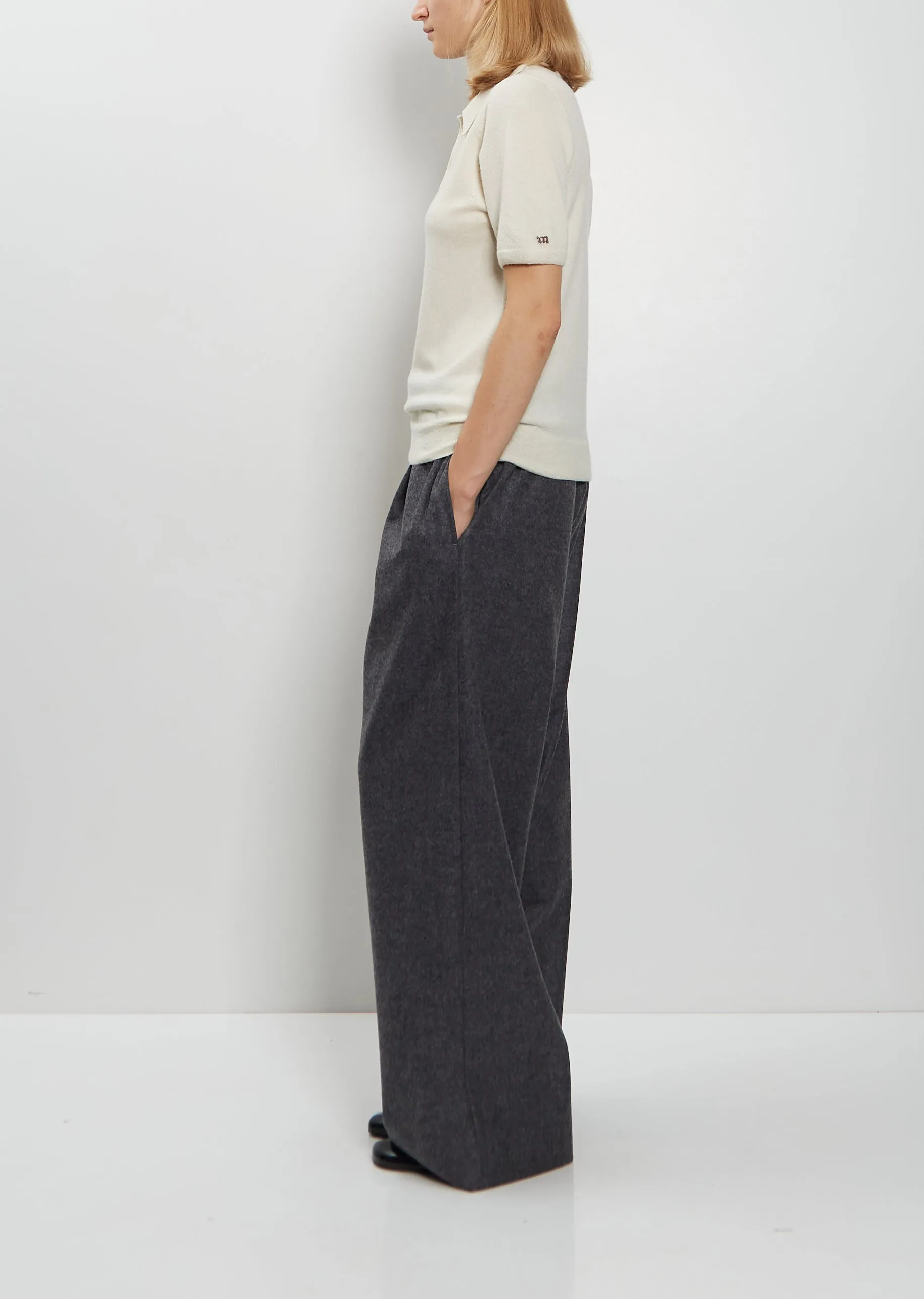 Josh Felted Cashmere Polo — Natural sold by La Garconne product image thumbnail 2
