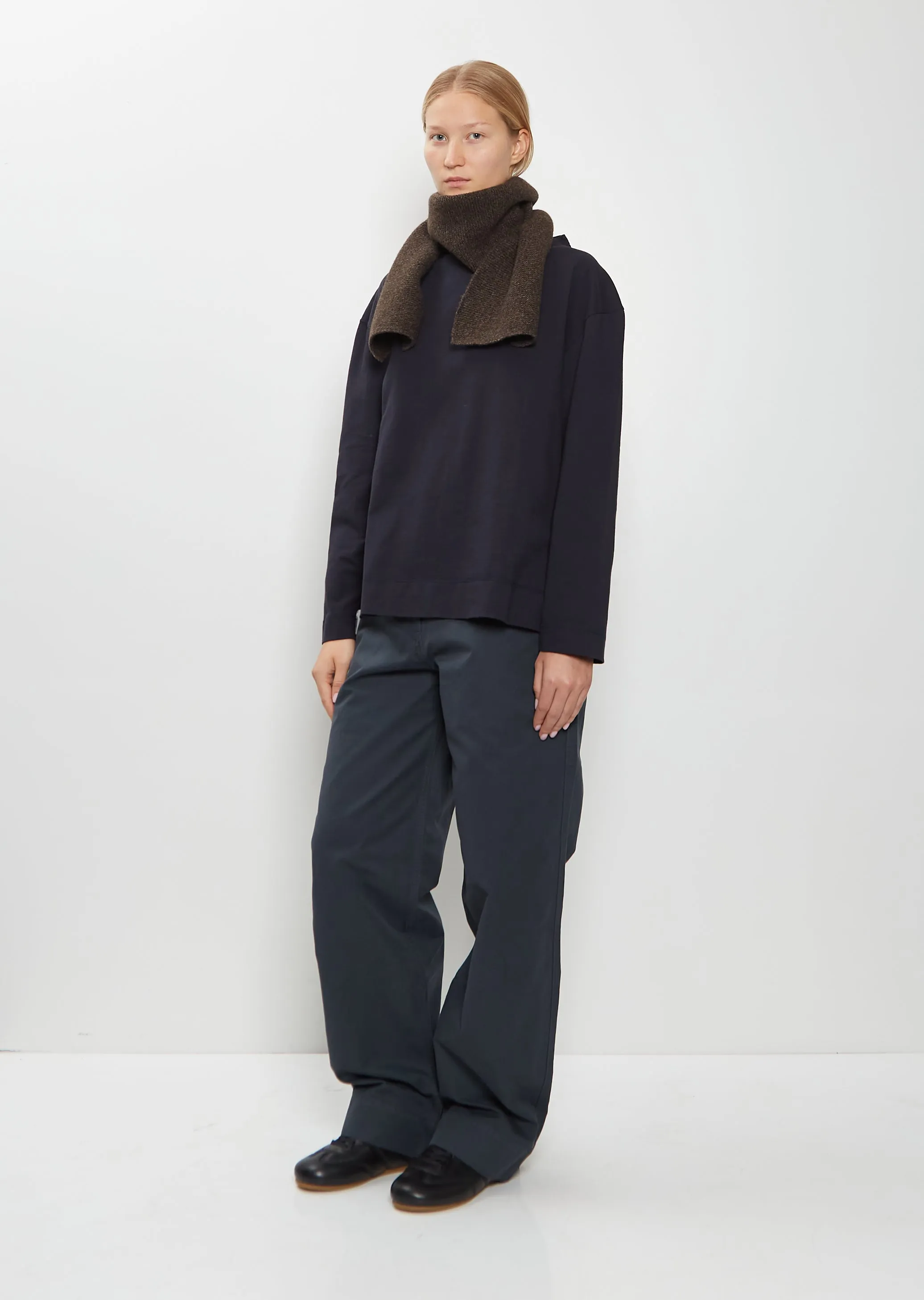 Small Yak Wool Scarf — Coffee Twist sold by La Garconne product image thumbnail 2