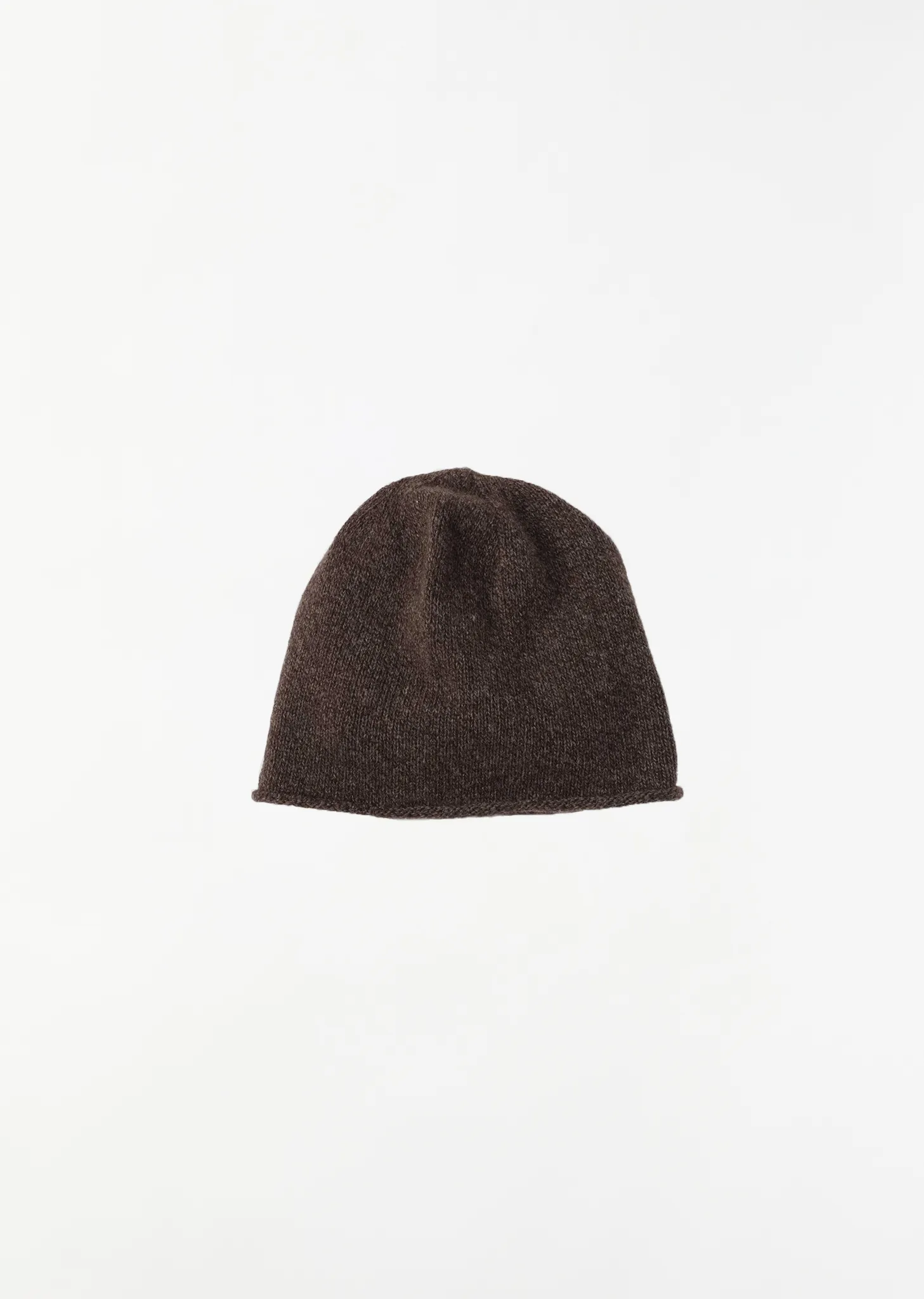 Lightweight Yak Wool Beanie — Coffee Twist sold by La Garconne