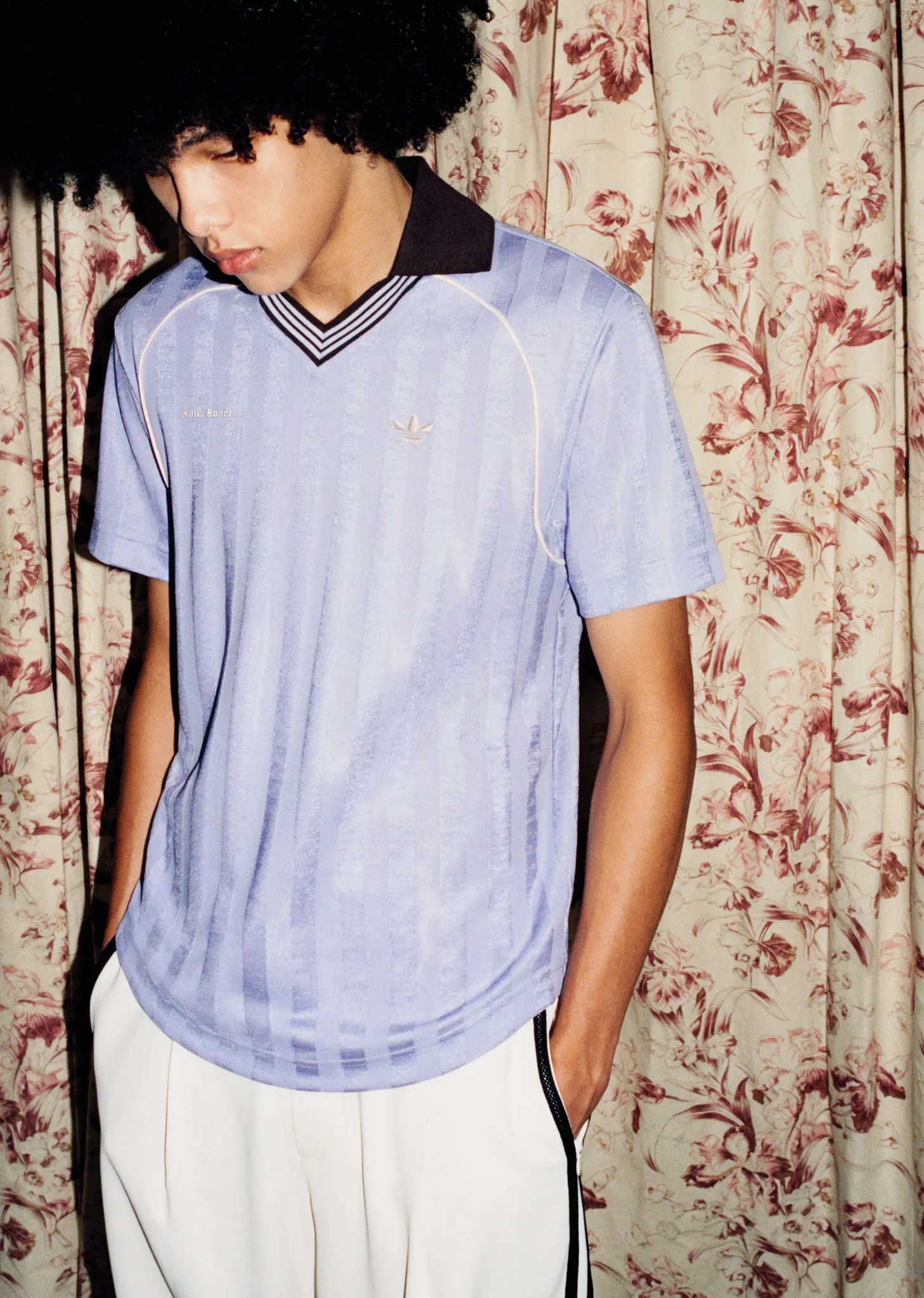 Football Jacquard Tee — Light Purple sold by La Garconne product image thumbnail 5