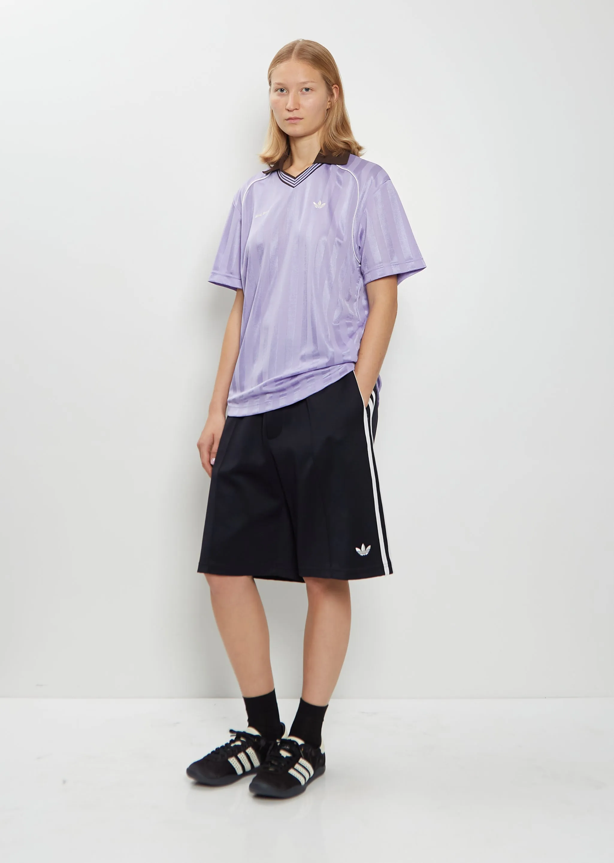 Football Jacquard Tee — Light Purple sold by La Garconne product image thumbnail 4
