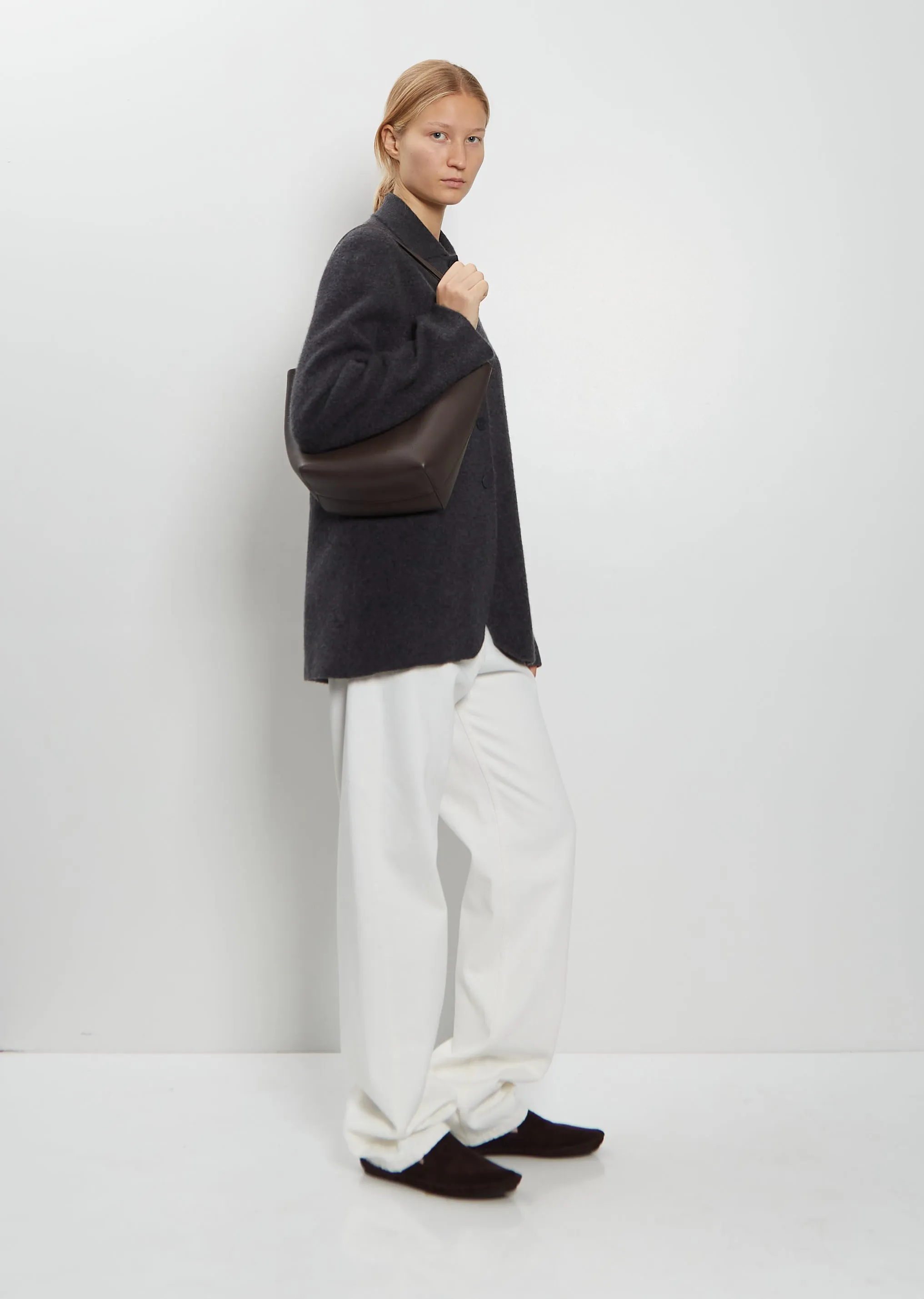Medium Park Tote — Deep Brown sold by La Garconne product image thumbnail 3