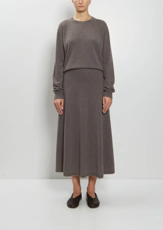 Masini Cashmere Skirt sold by La Garconne
