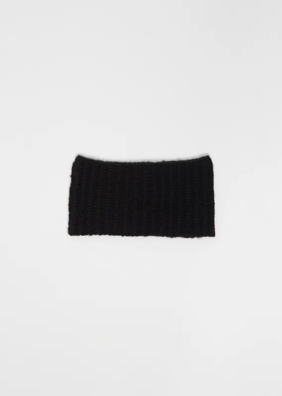 Mareno Cashmere Neckwarmer — Black sold by La Garconne