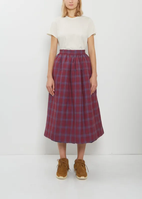 Wool Linen Elevation Down Skirt sold by La Garconne