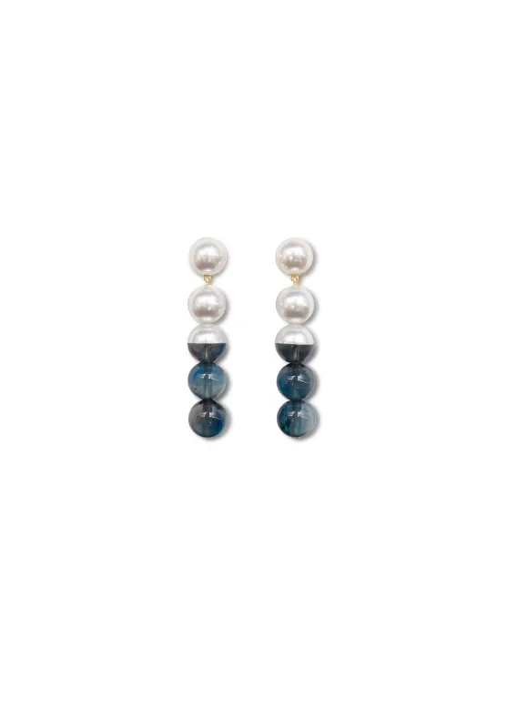 Yutai Section Akoya Pearl Earrings sold by La Garconne